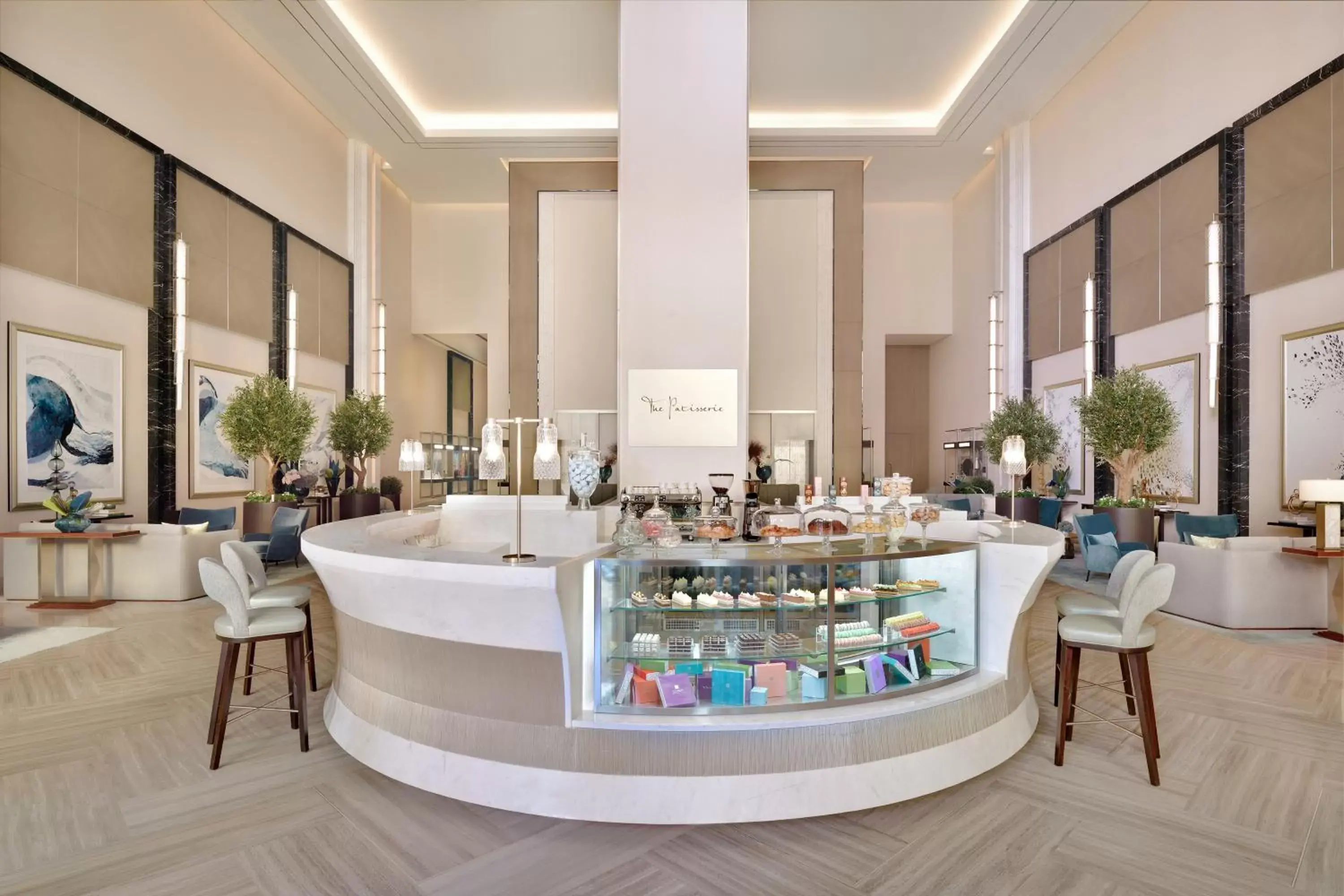 Lounge or bar in Address Dubai Mall Lounge or bar in Address Dubai Mall