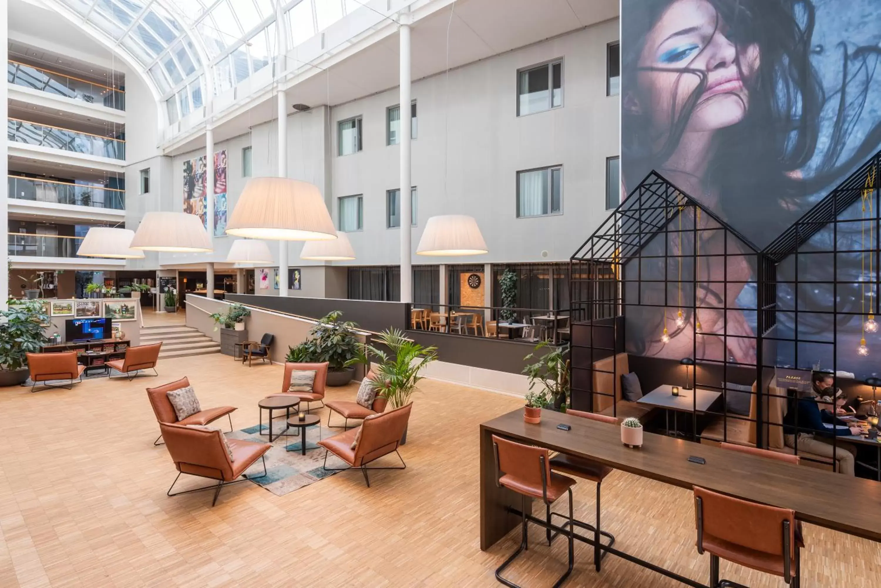 Seating area in Comfort Hotel Trondheim