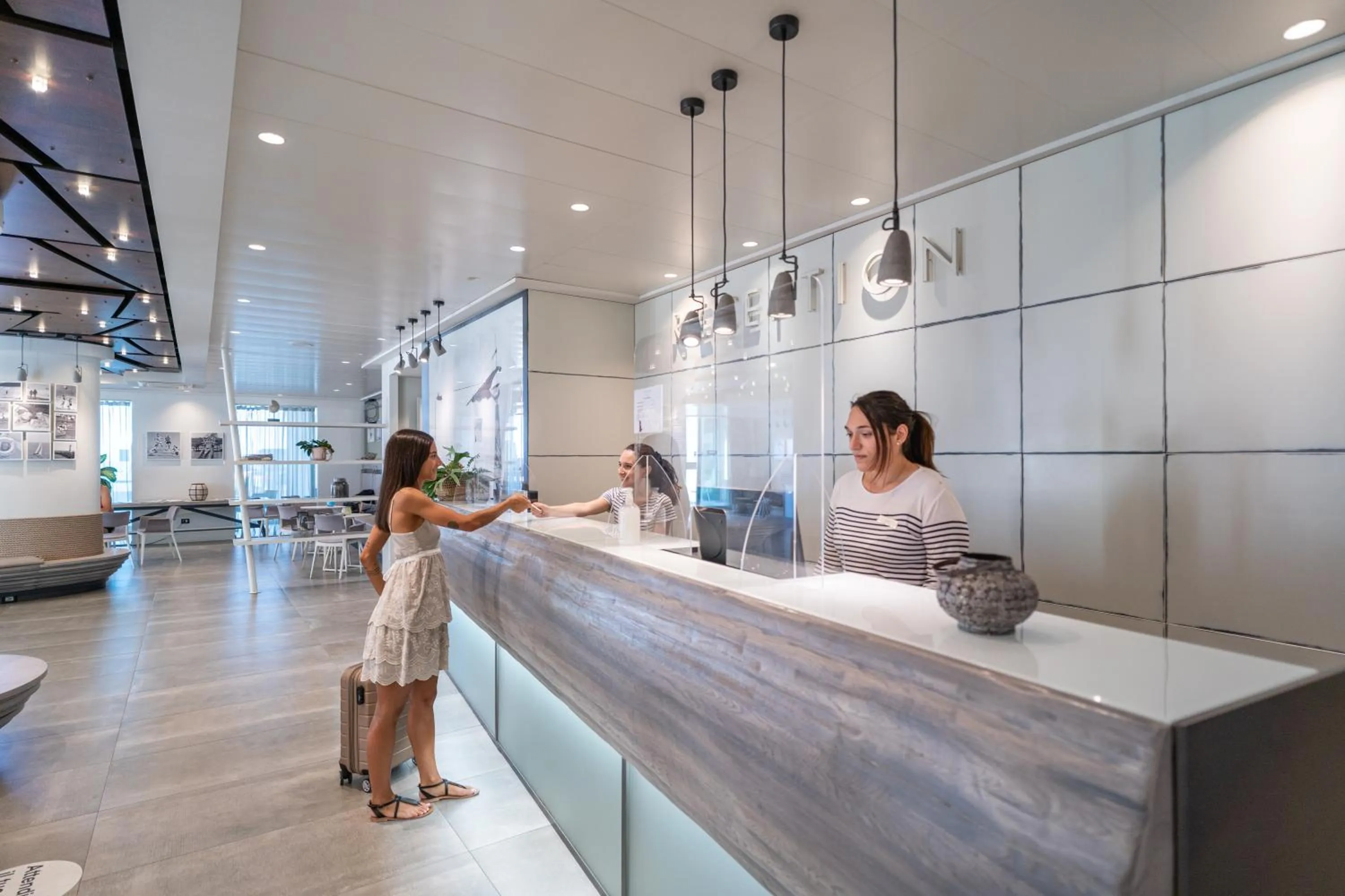 Lobby or reception in Nautilus Family Hotel