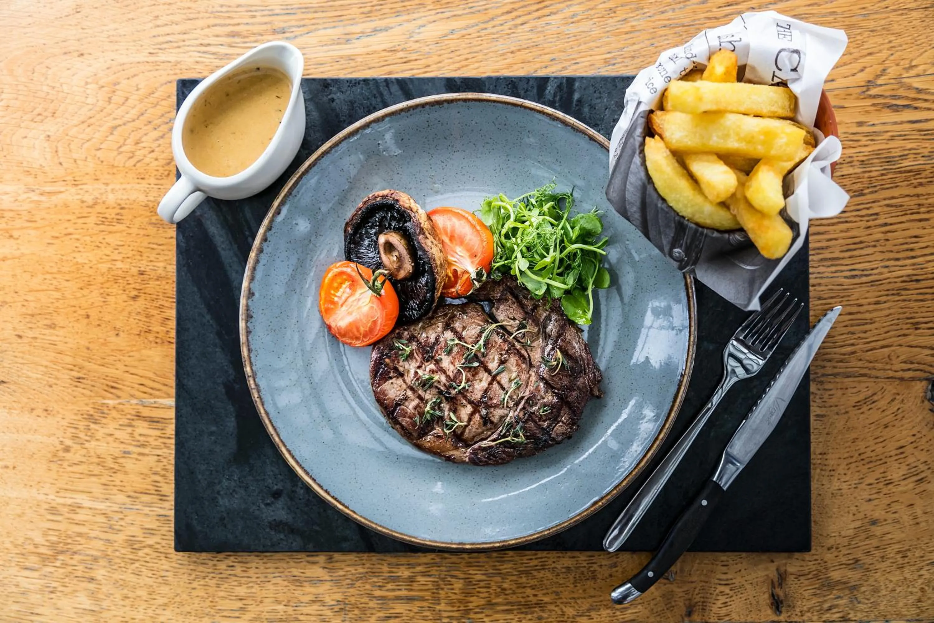 Food close-up in The Gamekeeper's Inn