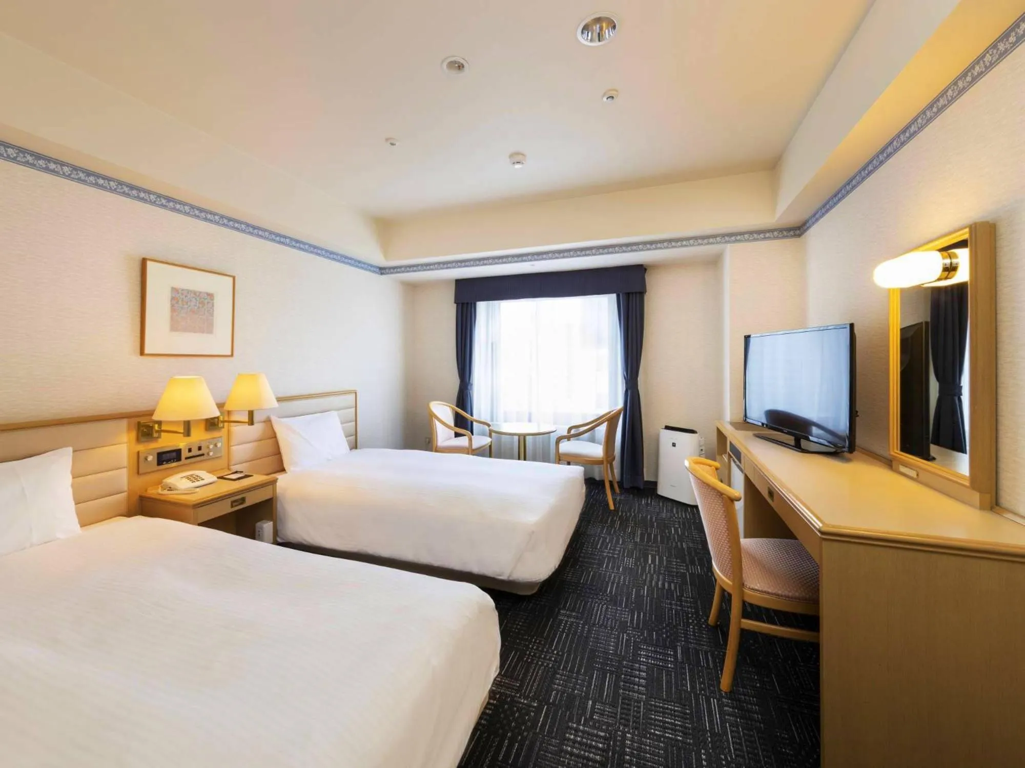 Bed in Hotel Sapporo Garden Palace