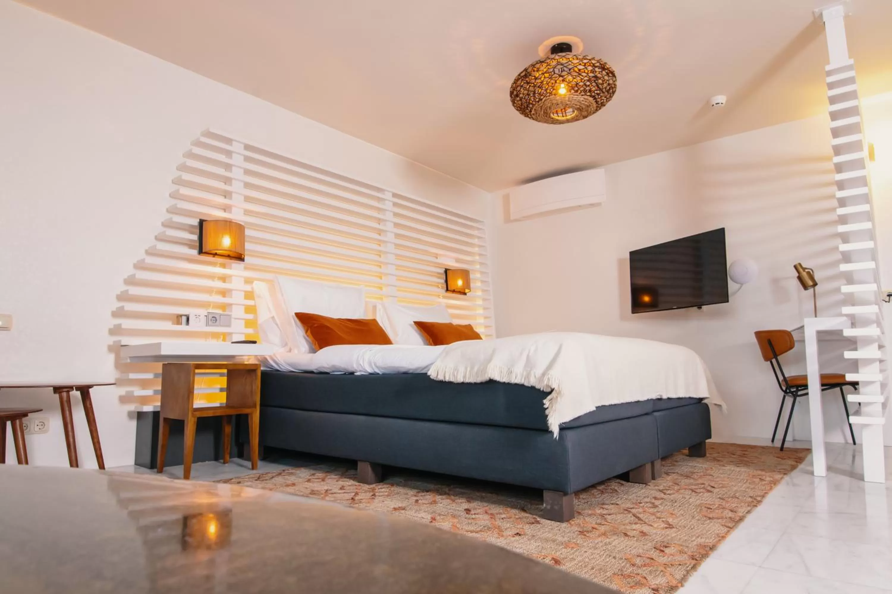 Bed in Nobel Hotel Ameland