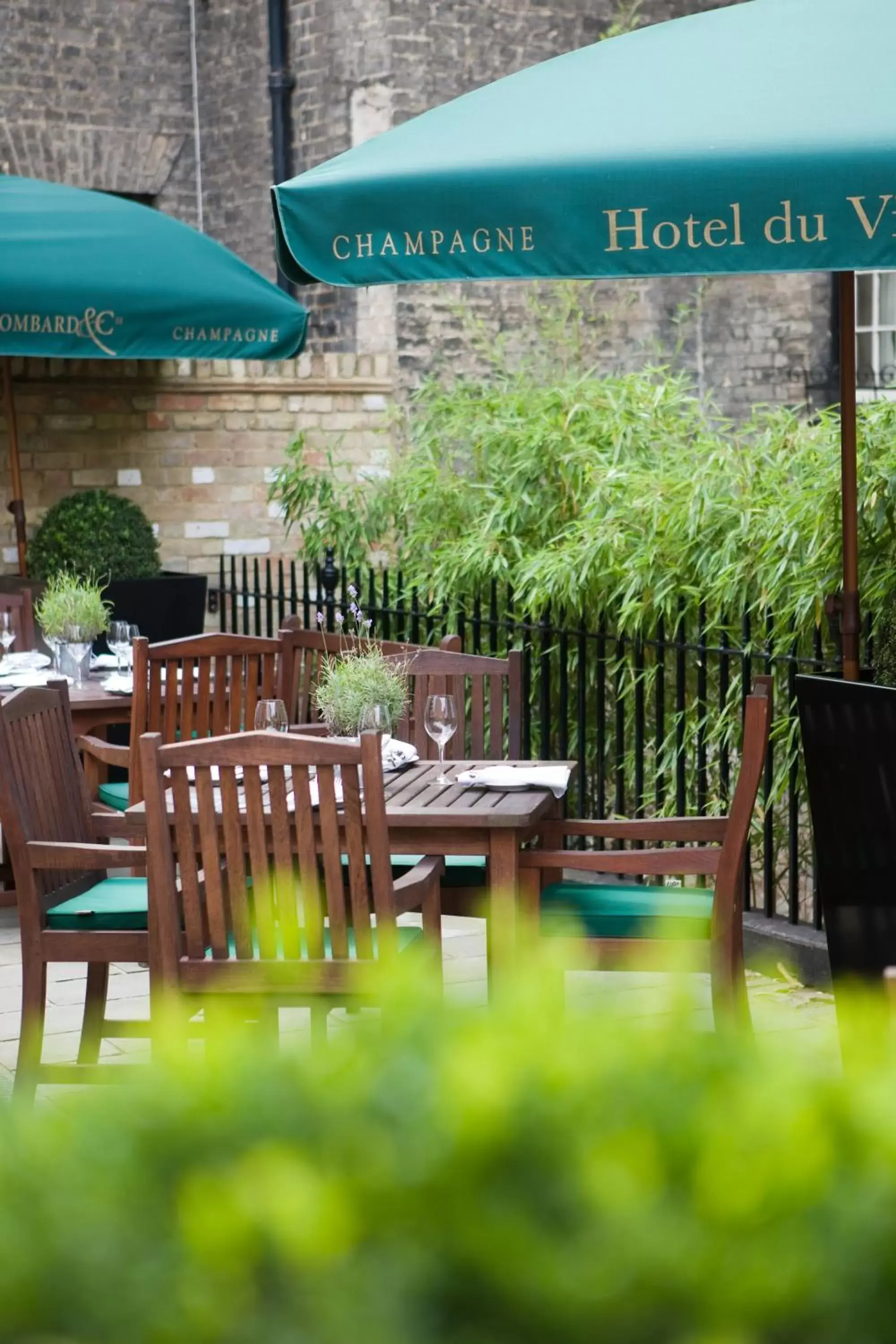 Garden, Restaurant/Places to Eat in Hotel du Vin & Bistro Cambridge