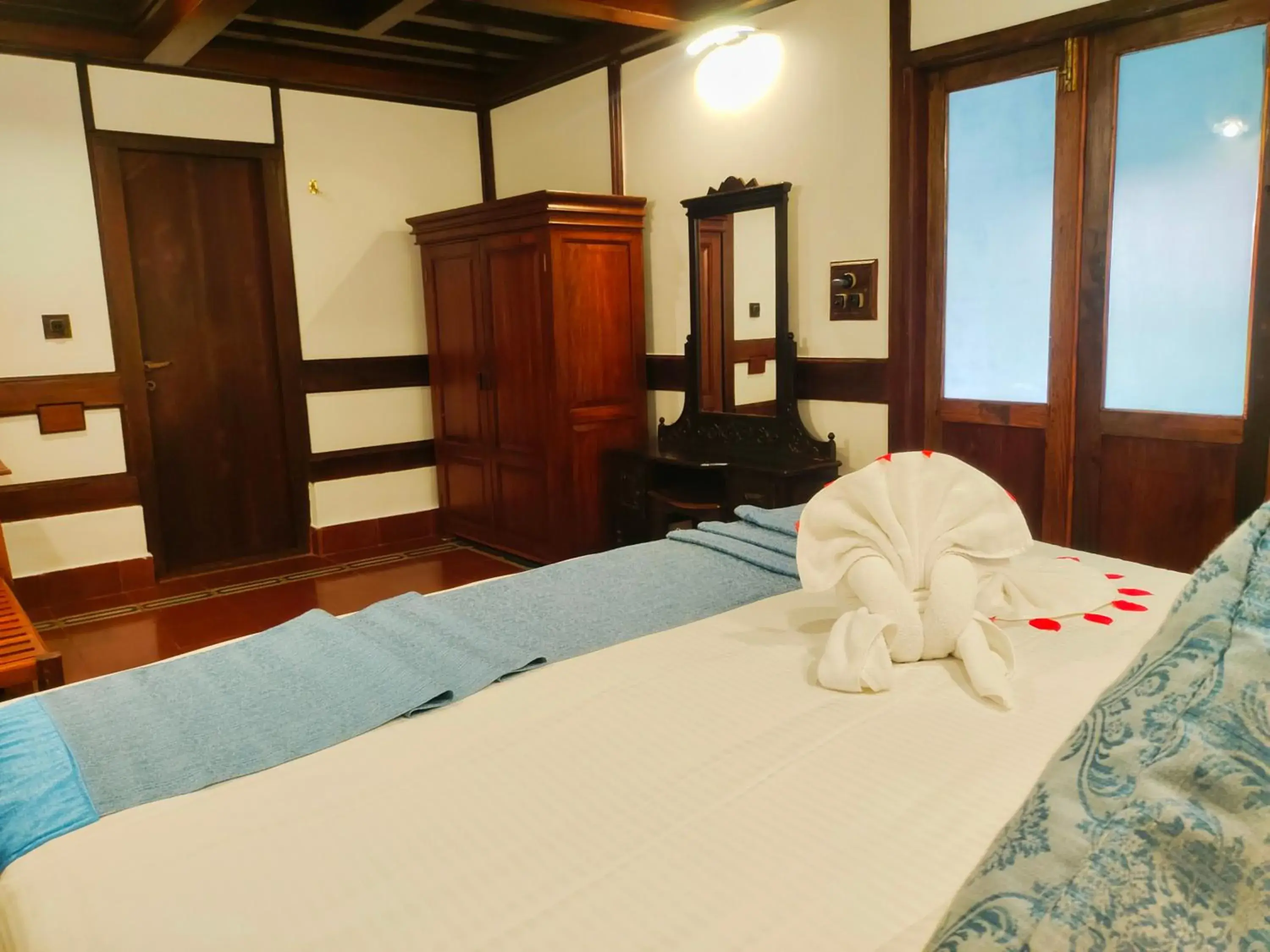 Bedroom in The Travancore Heritage Beach Resort