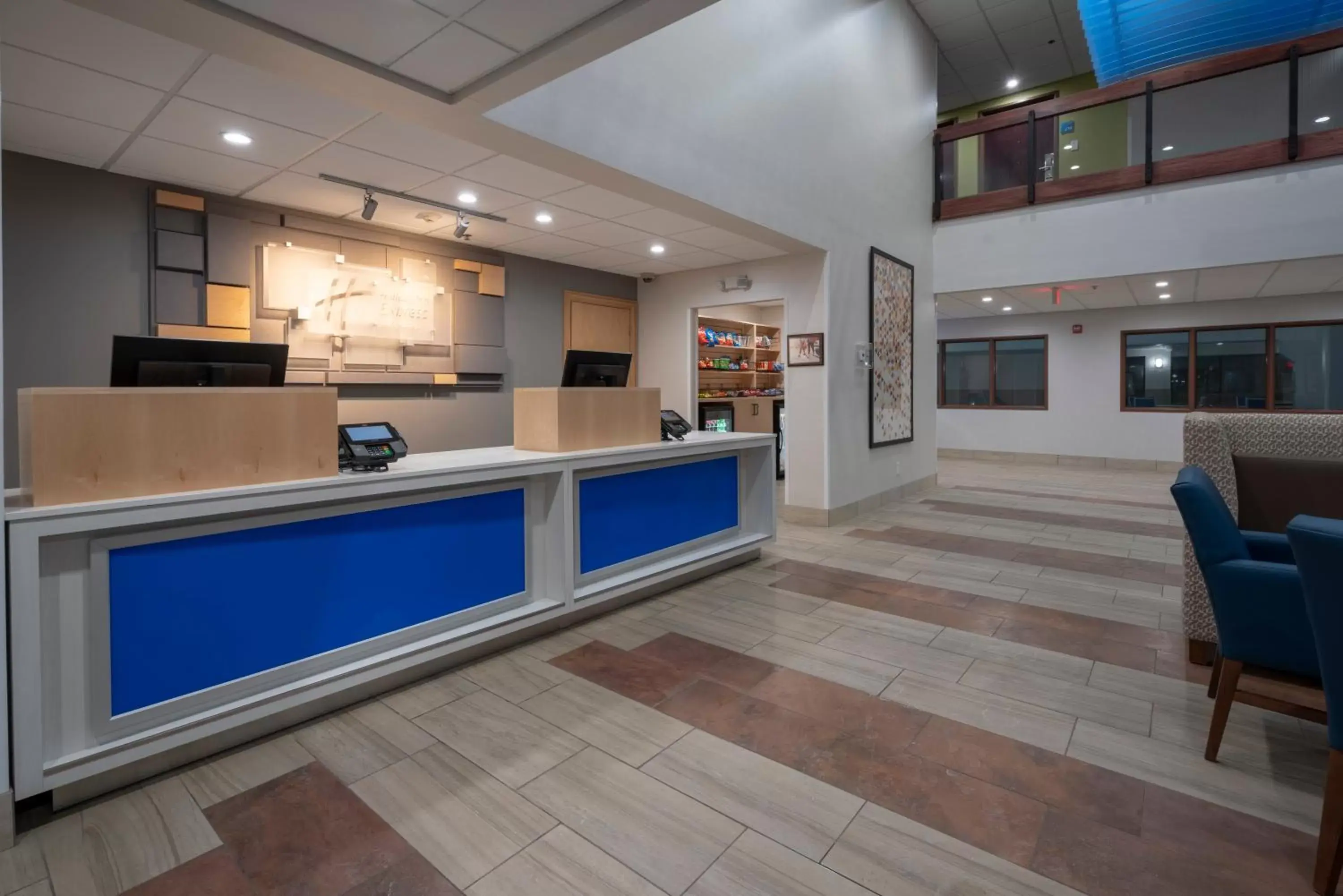 Property building, Lobby/Reception in Holiday Inn Express Hotel & Suites Coon Rapids - Blaine Area, an IHG Hotel