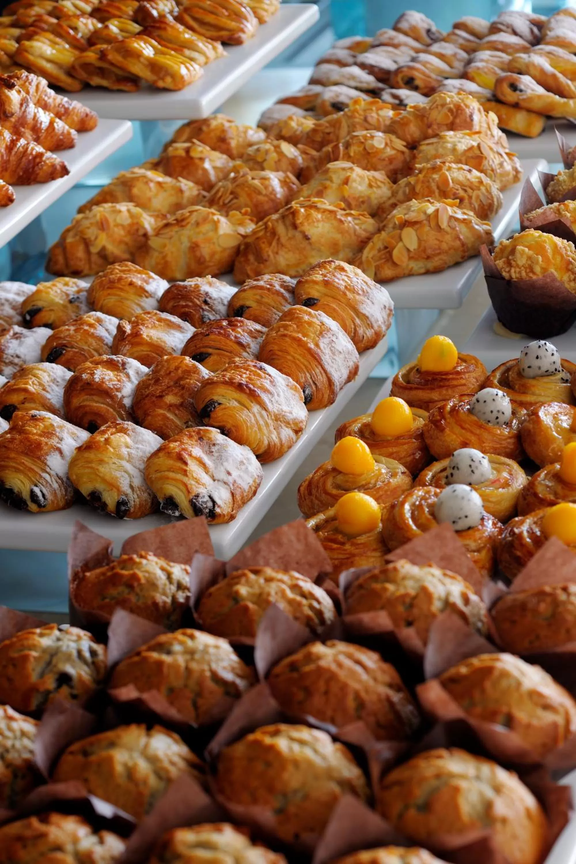 Buffet breakfast in Mövenpick Hotel Jumeirah Lakes Towers Dubai