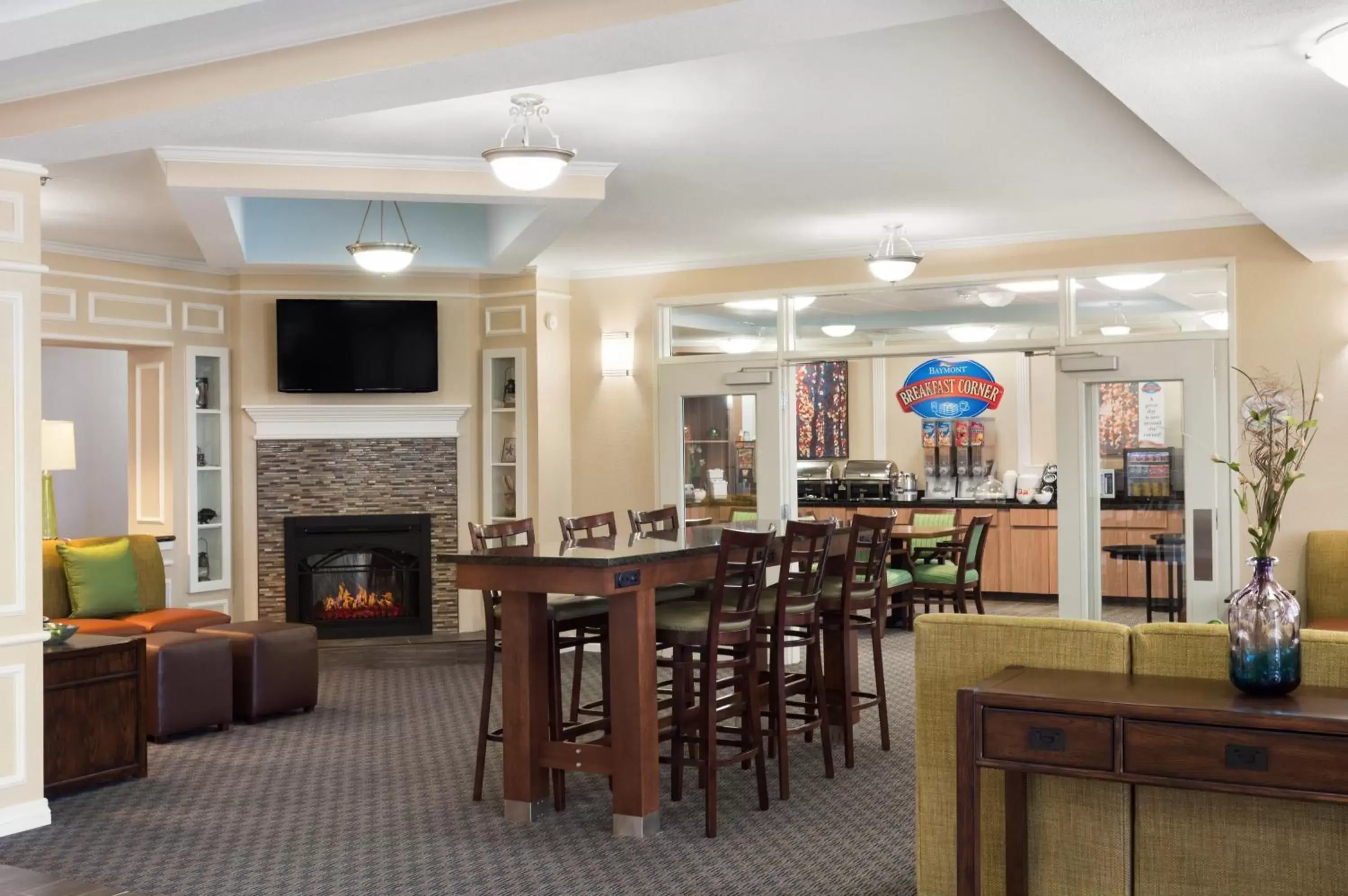 Lobby or reception, Restaurant/Places to Eat in Baymont Inn & Suites by Wyndham Odessa