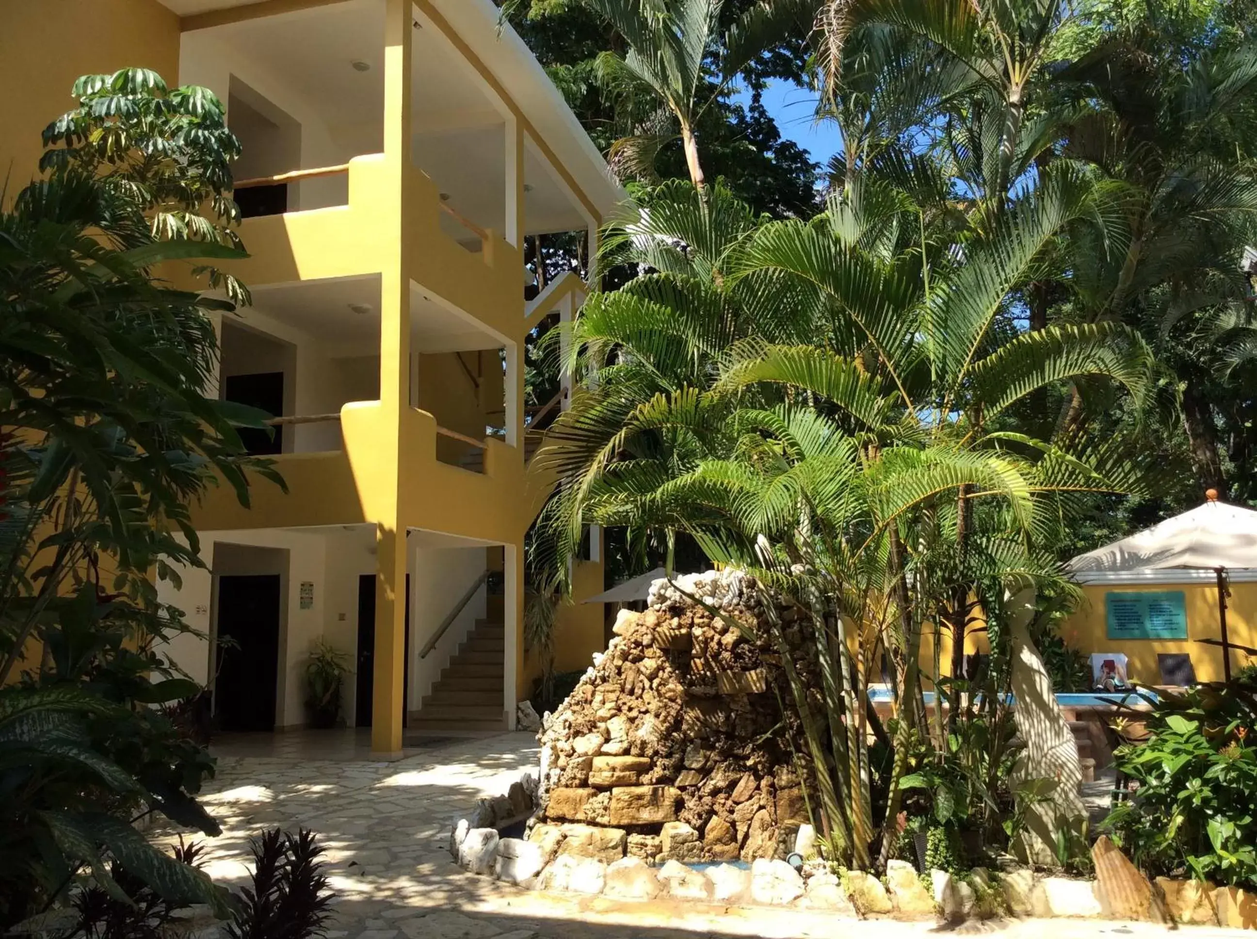 Decorative detail, Property Building in Hotel Chablis Palenque