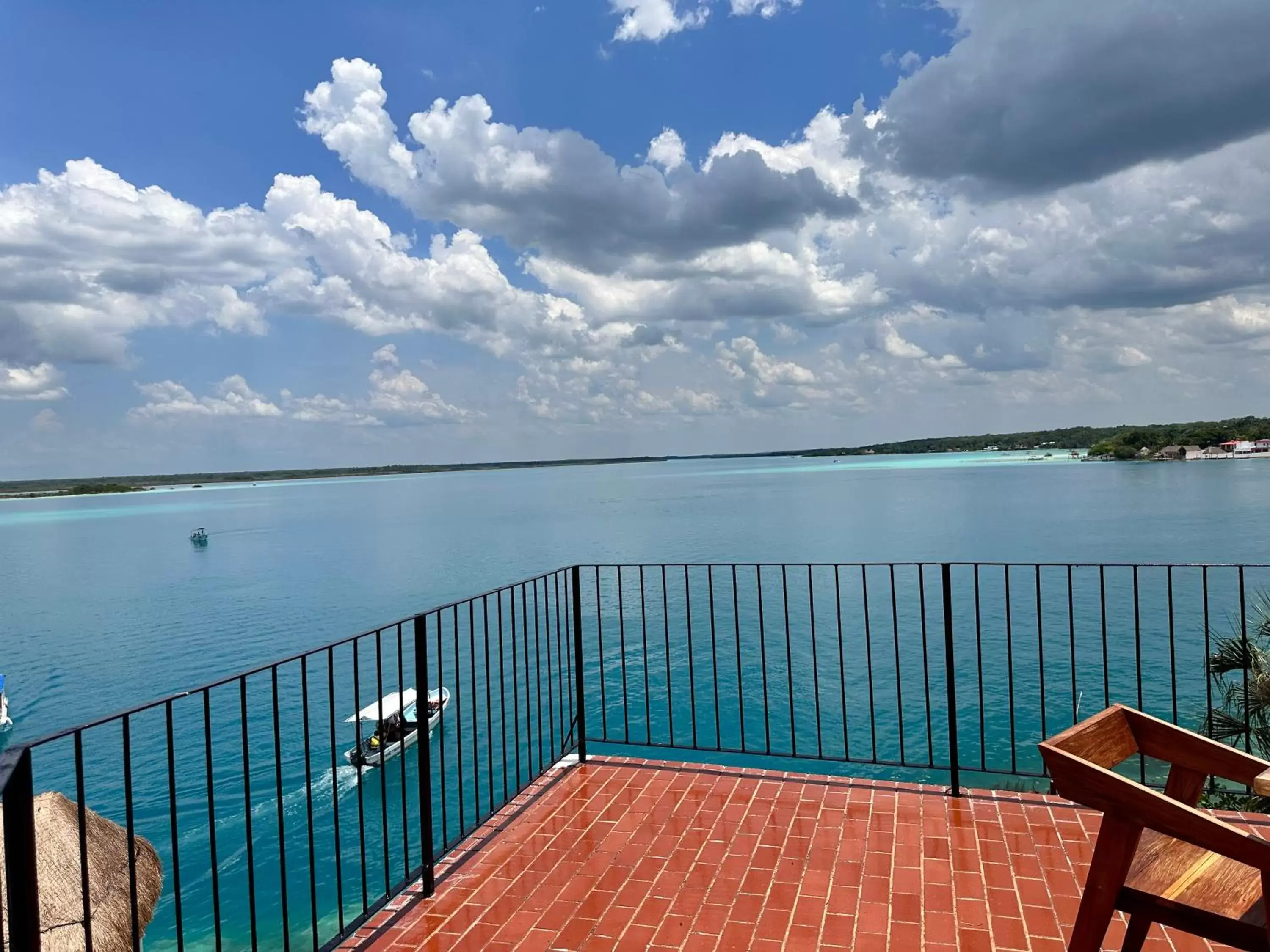 Balcony/Terrace in bacalar My Love Front Laguna