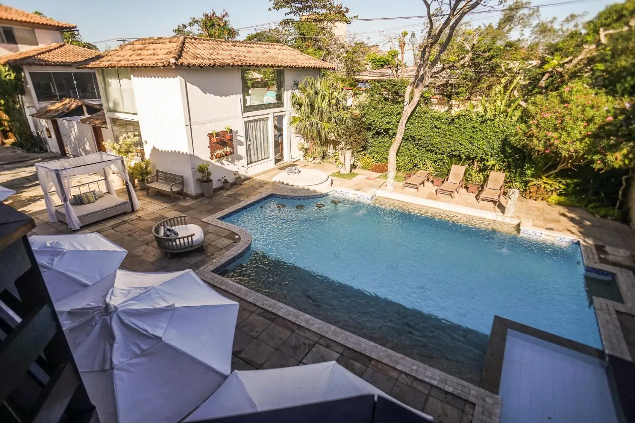 Swimming pool, Pool View in Pousada Blue Marlin