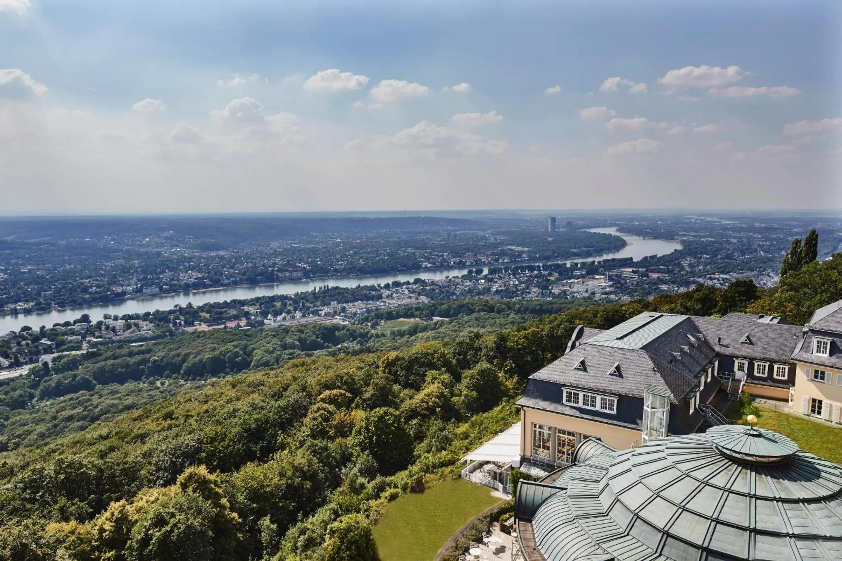 River view, Bird's-eye View in Steigenberger Grandhotel & Spa Petersberg