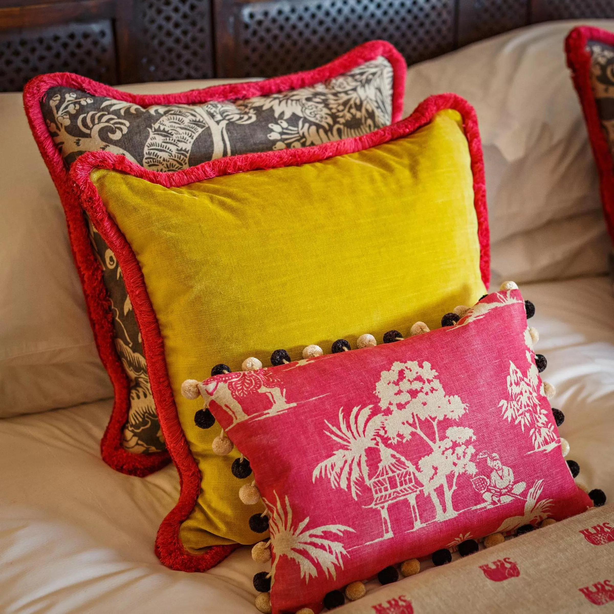 Decorative detail, Bed in The Dial House