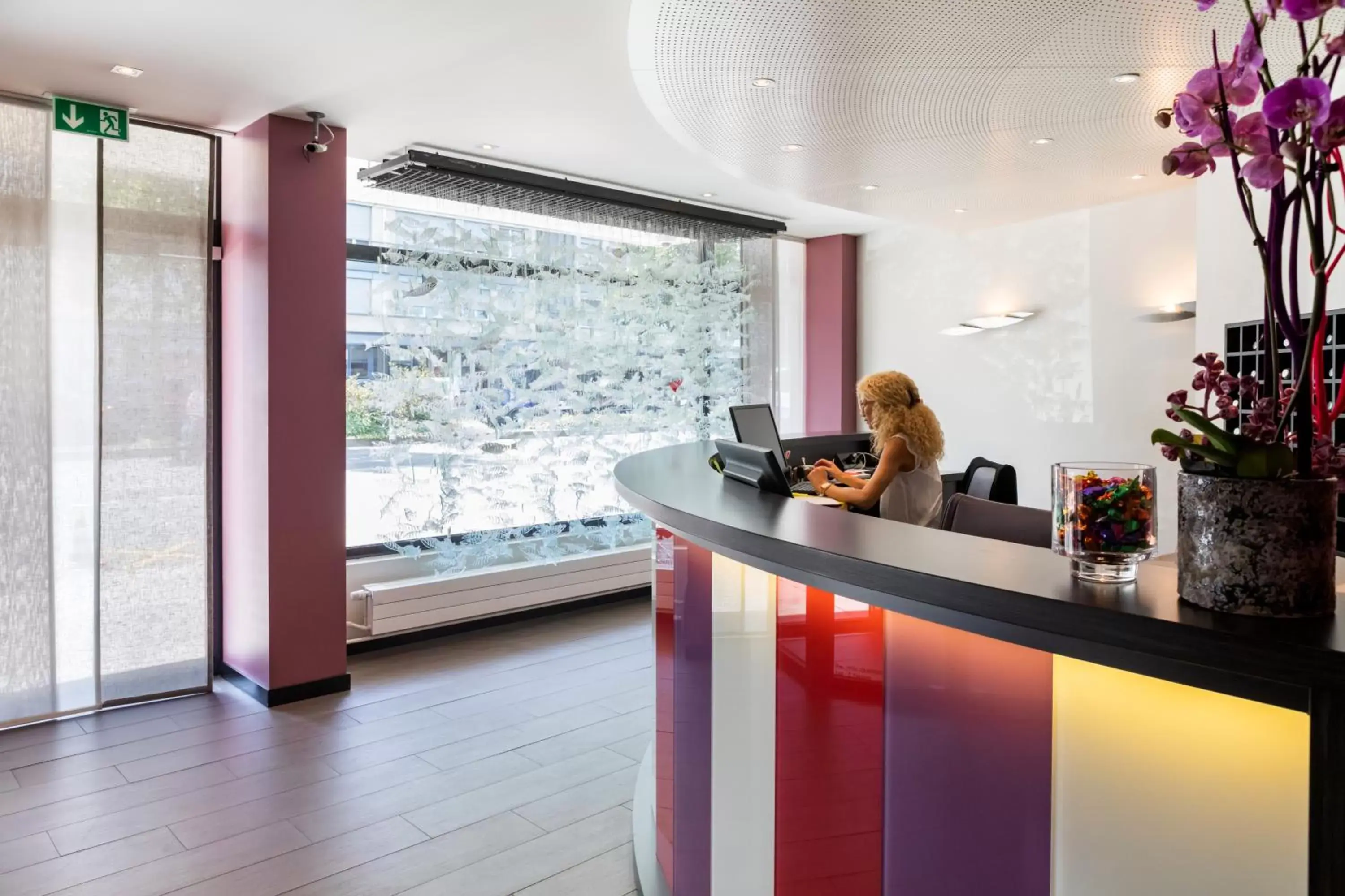 Lobby or reception in Hôtel Les Nations Lobby or reception in Hôtel Les Nations