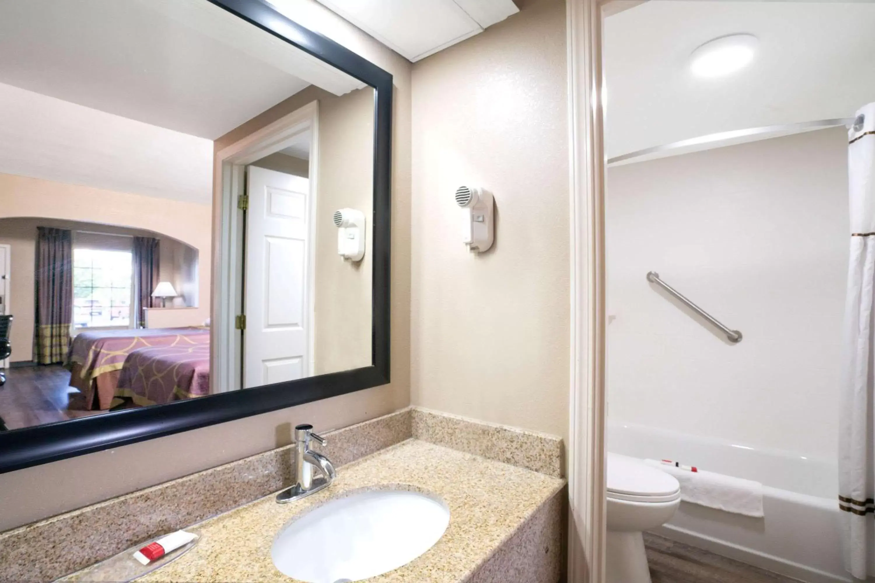 Bathroom in Super 8 by Wyndham Murfreesboro