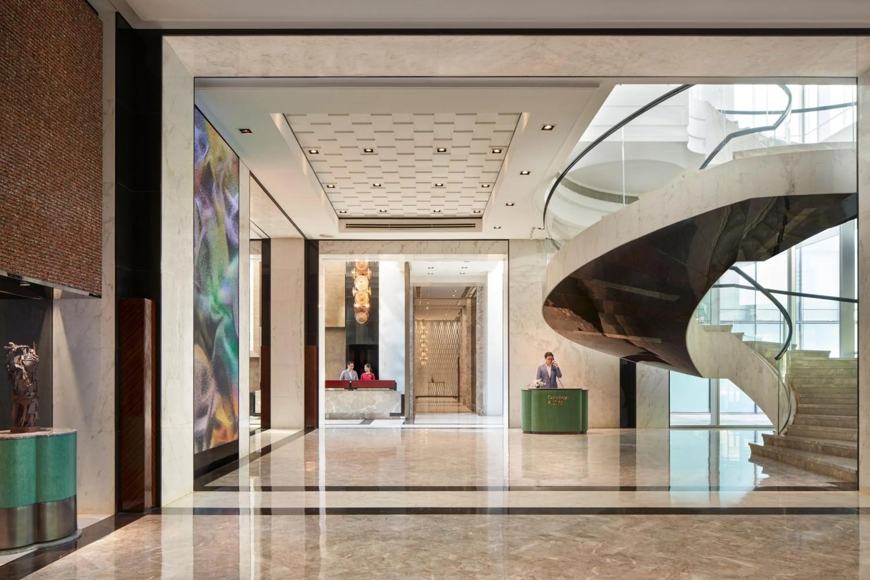 Lobby or reception in Regent Shanghai Pudong