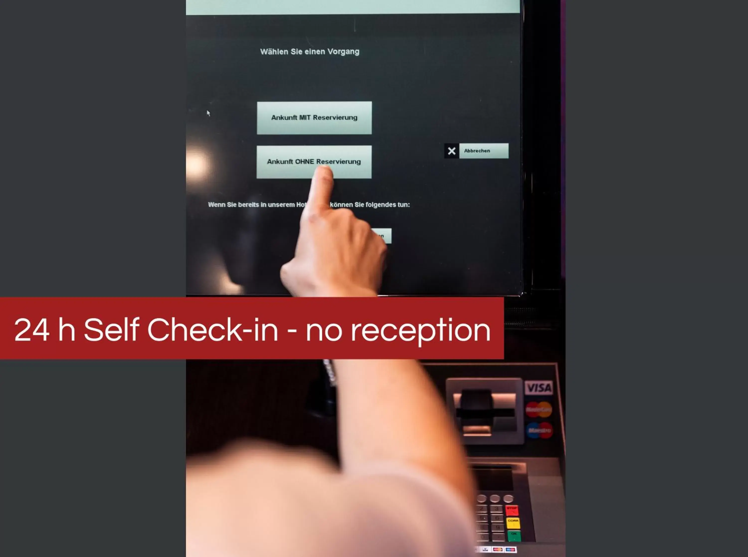 Lobby or reception in Aarauerhof - Self Check-in