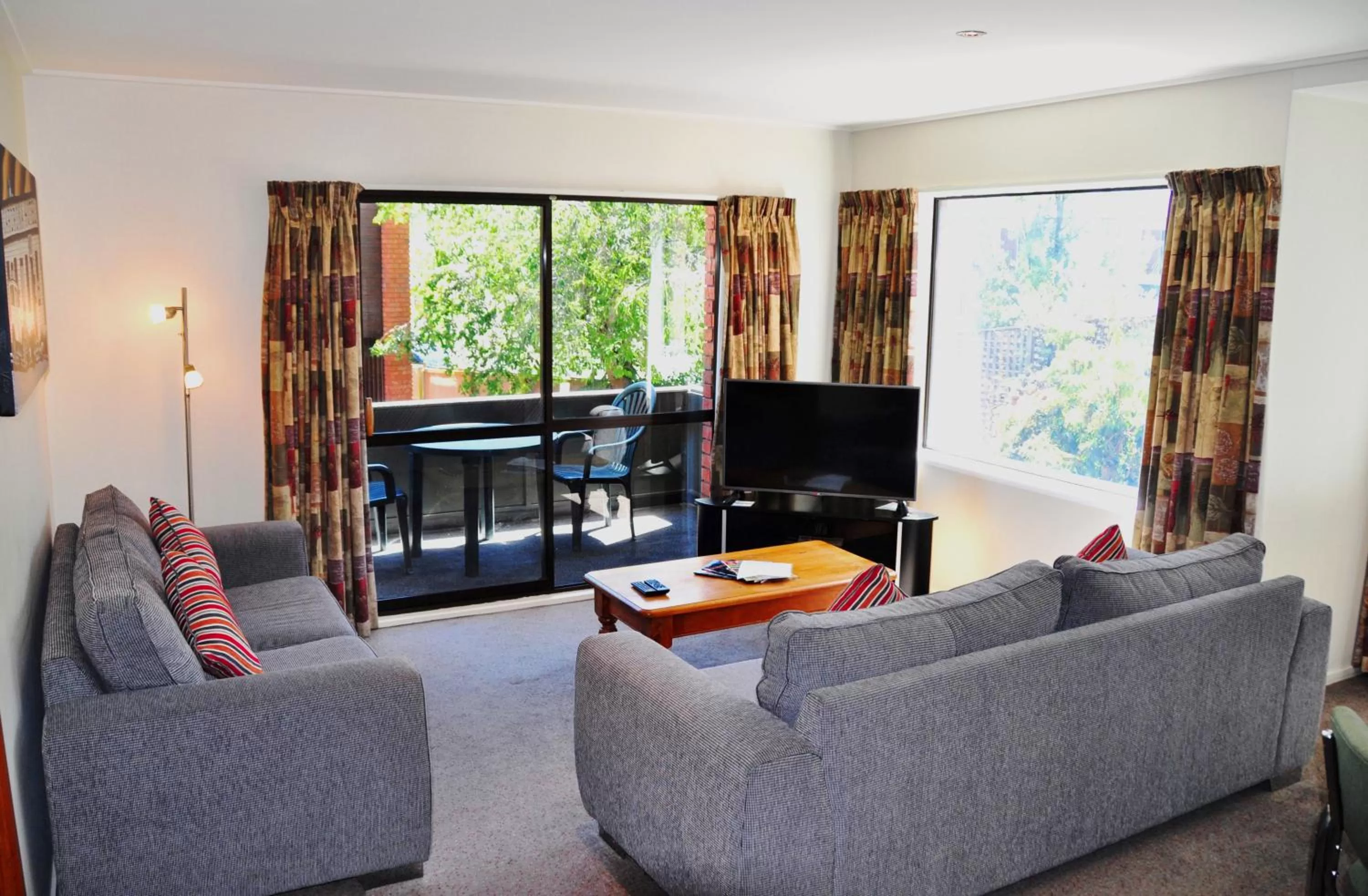 Living room in St James Apartments