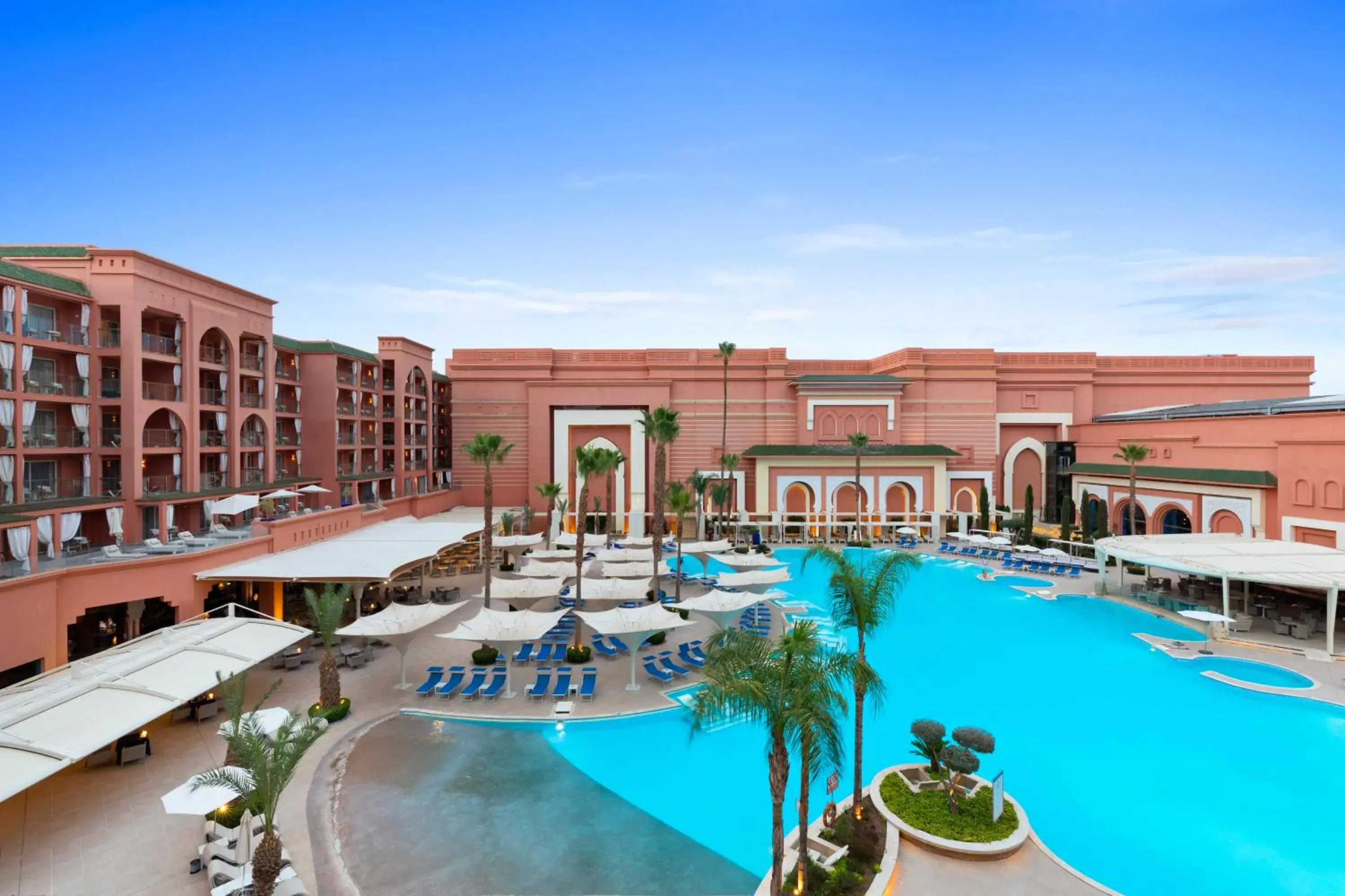 Swimming pool, Pool View in Savoy Le Grand Hotel Marrakech