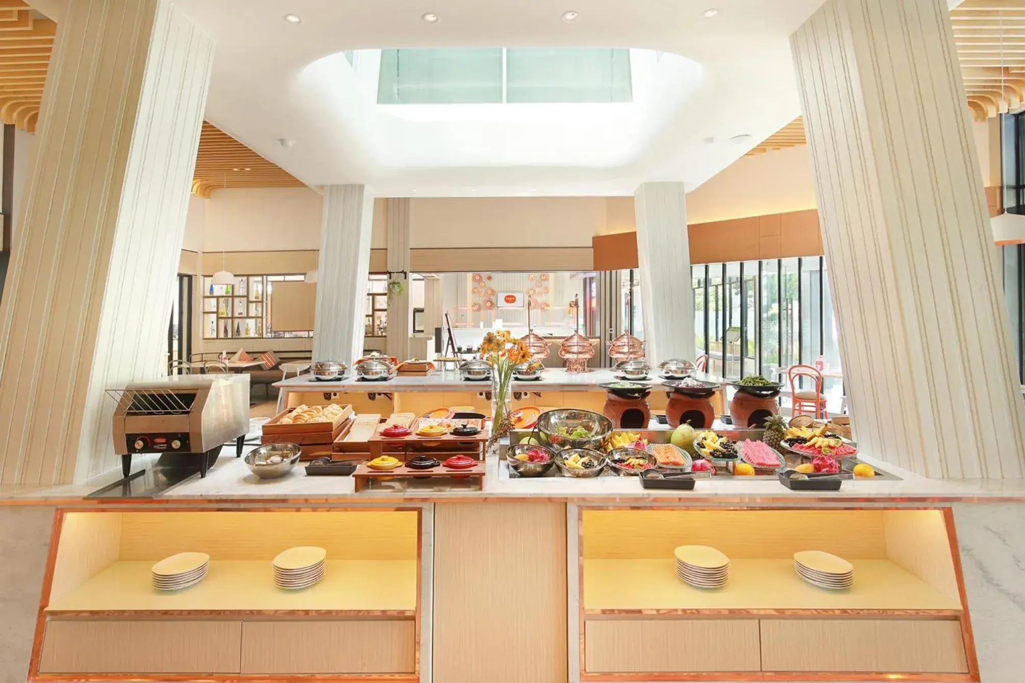 Buffet breakfast in HARRIS Hotel Kuta Tuban Bali Buffet breakfast in HARRIS Hotel Kuta Tuban Bali