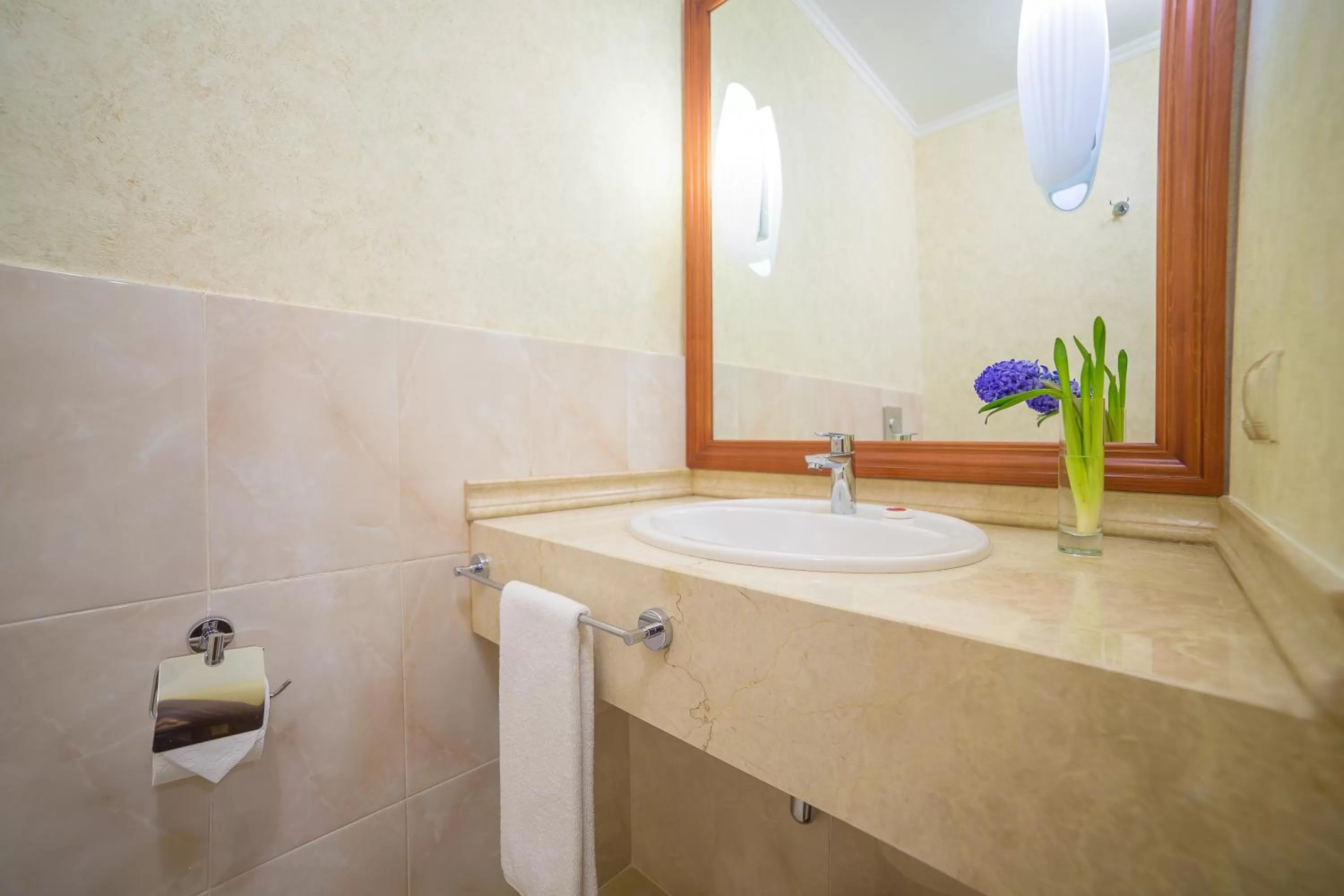 Bathroom in Ramada by Wyndham Almaty