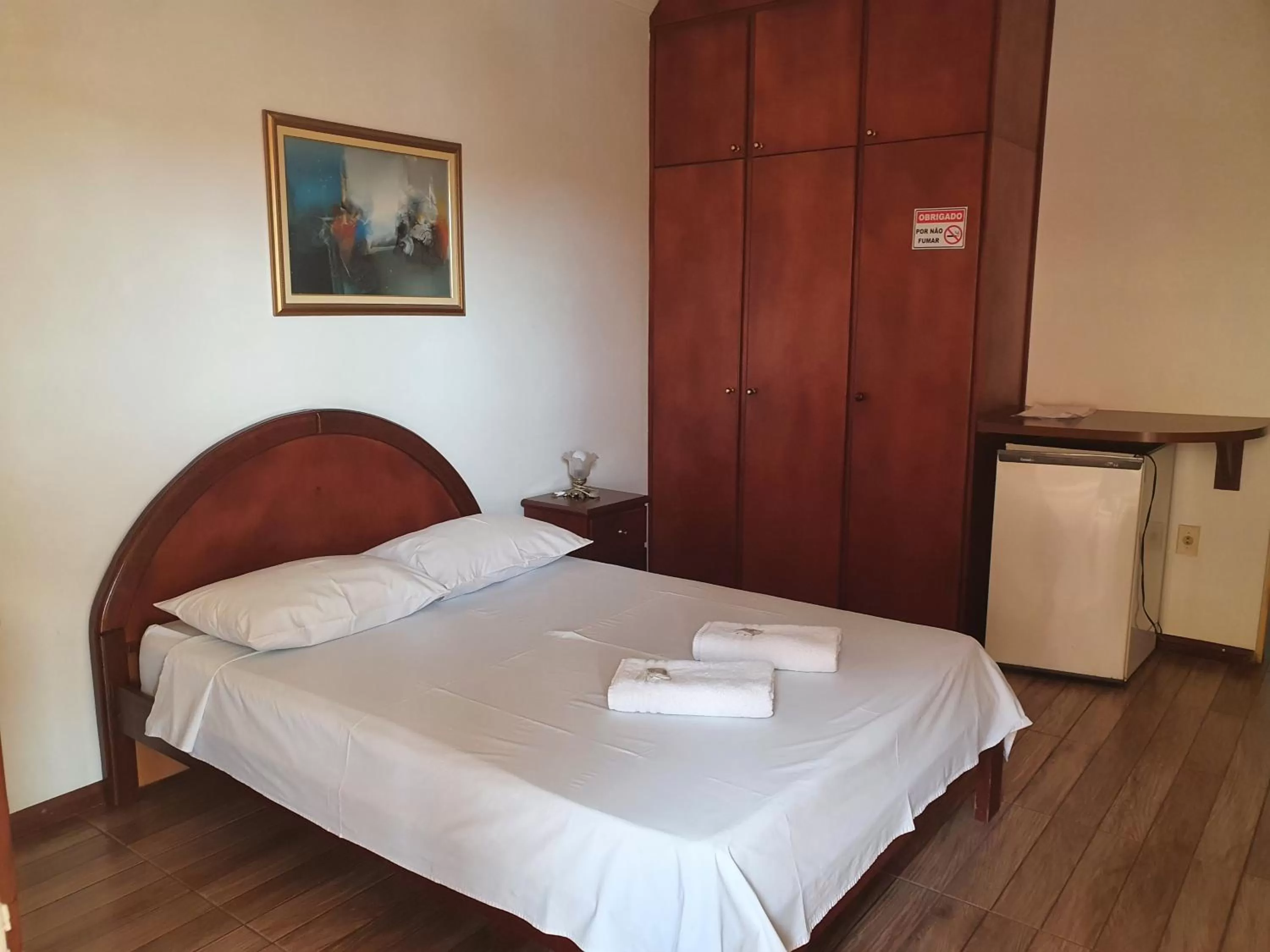 Bed in Hotel Sta Mônica Marília