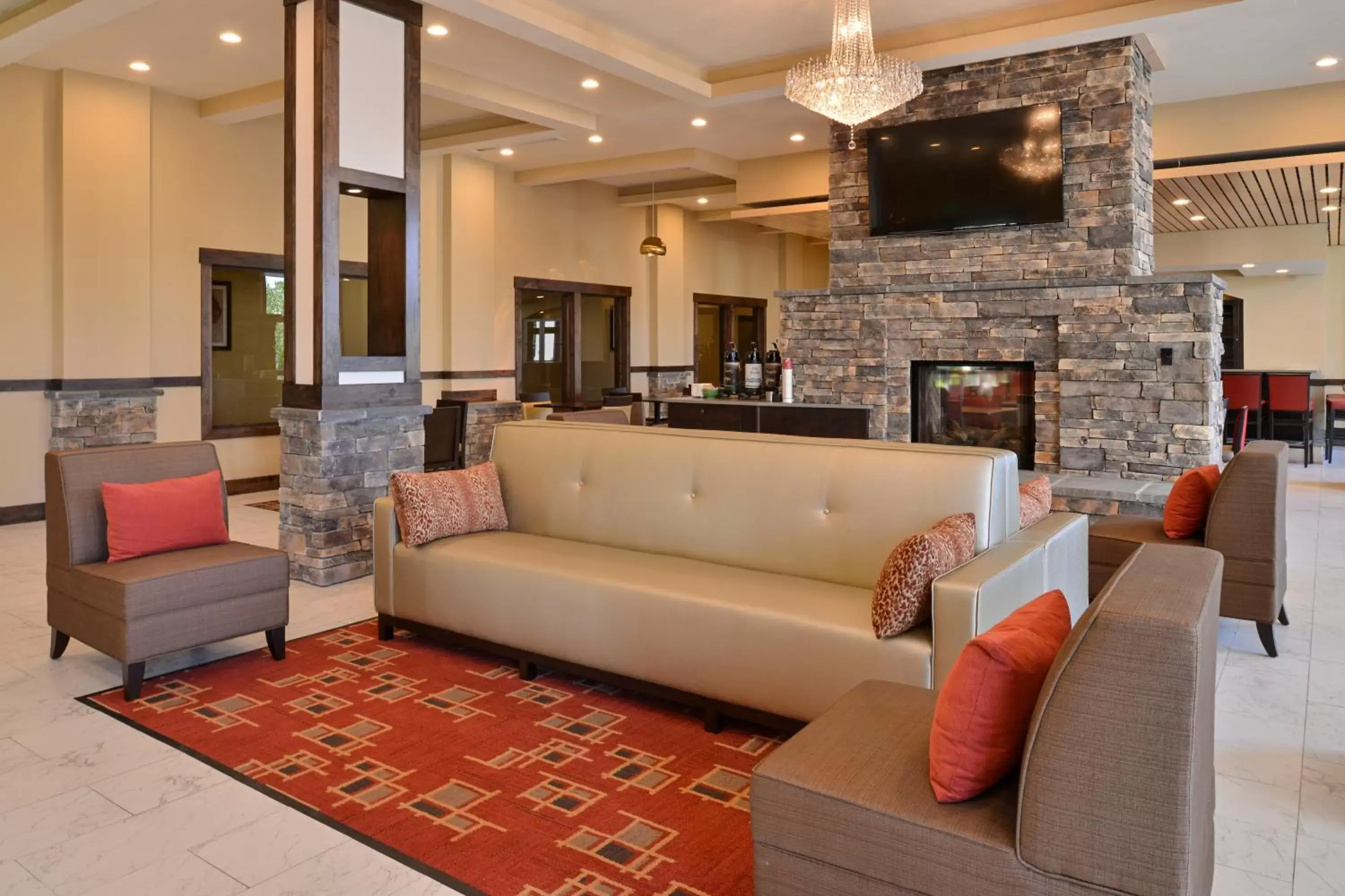 Lobby or reception, Seating Area in Quality Inn & Suites Tacoma - Seattle