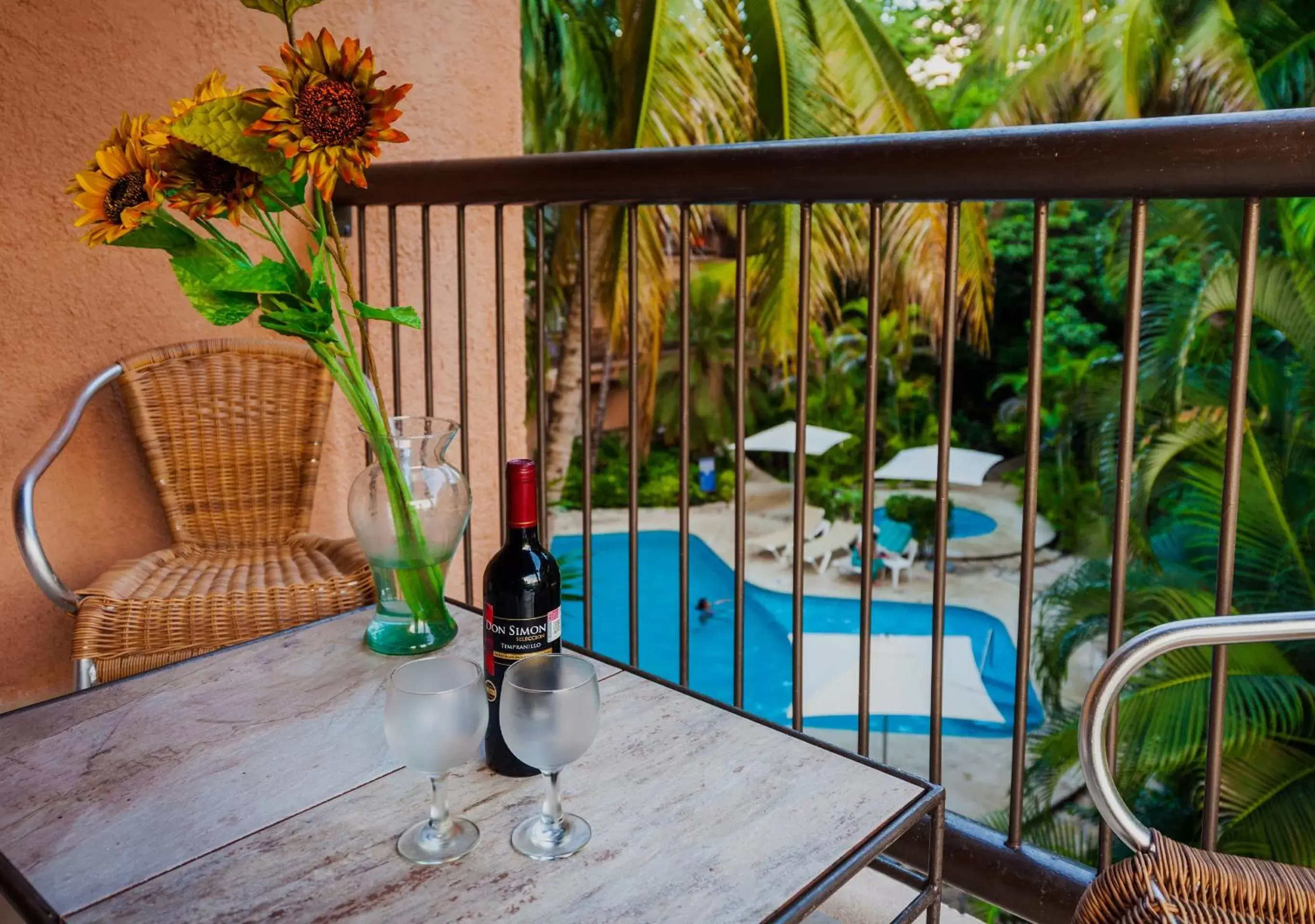 Pool View in Tukan Hotel Playa del Carmen