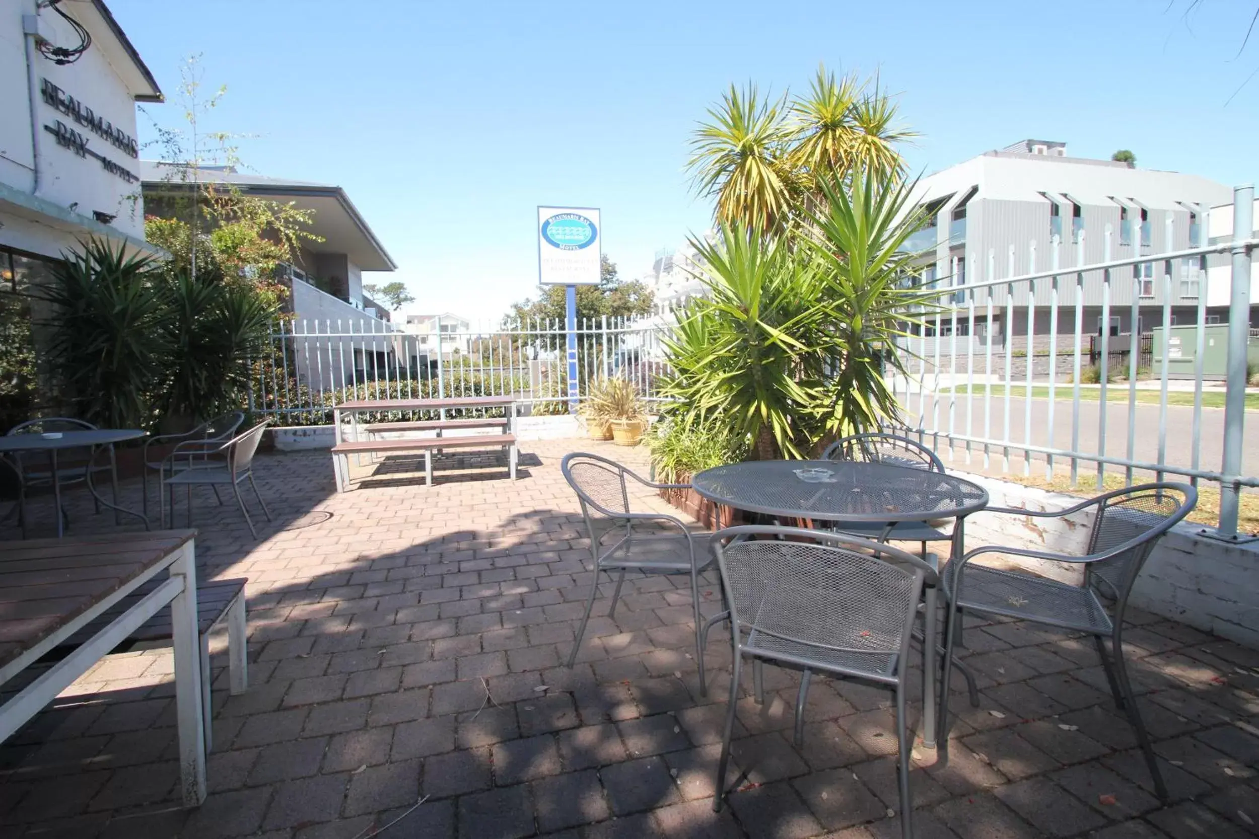 Patio in Beaumaris Bay Motel