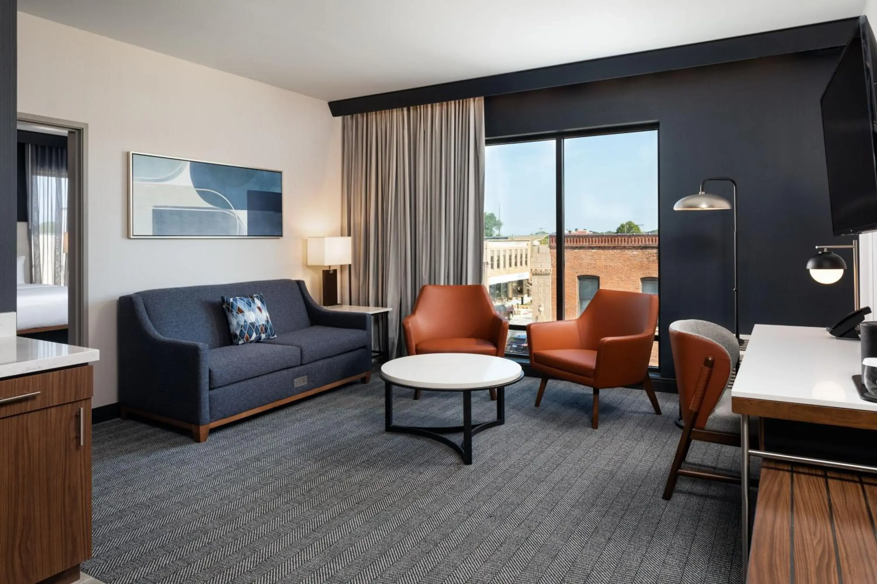 Living room, Seating Area in Courtyard by Marriott Owatonna Downtown