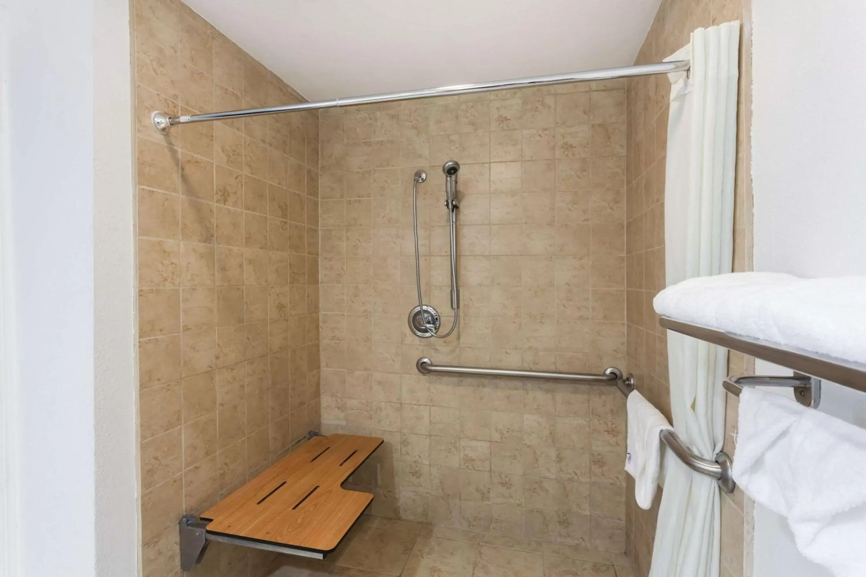 Shower, Bathroom in Super 8 by Wyndham El Cajon San Diego