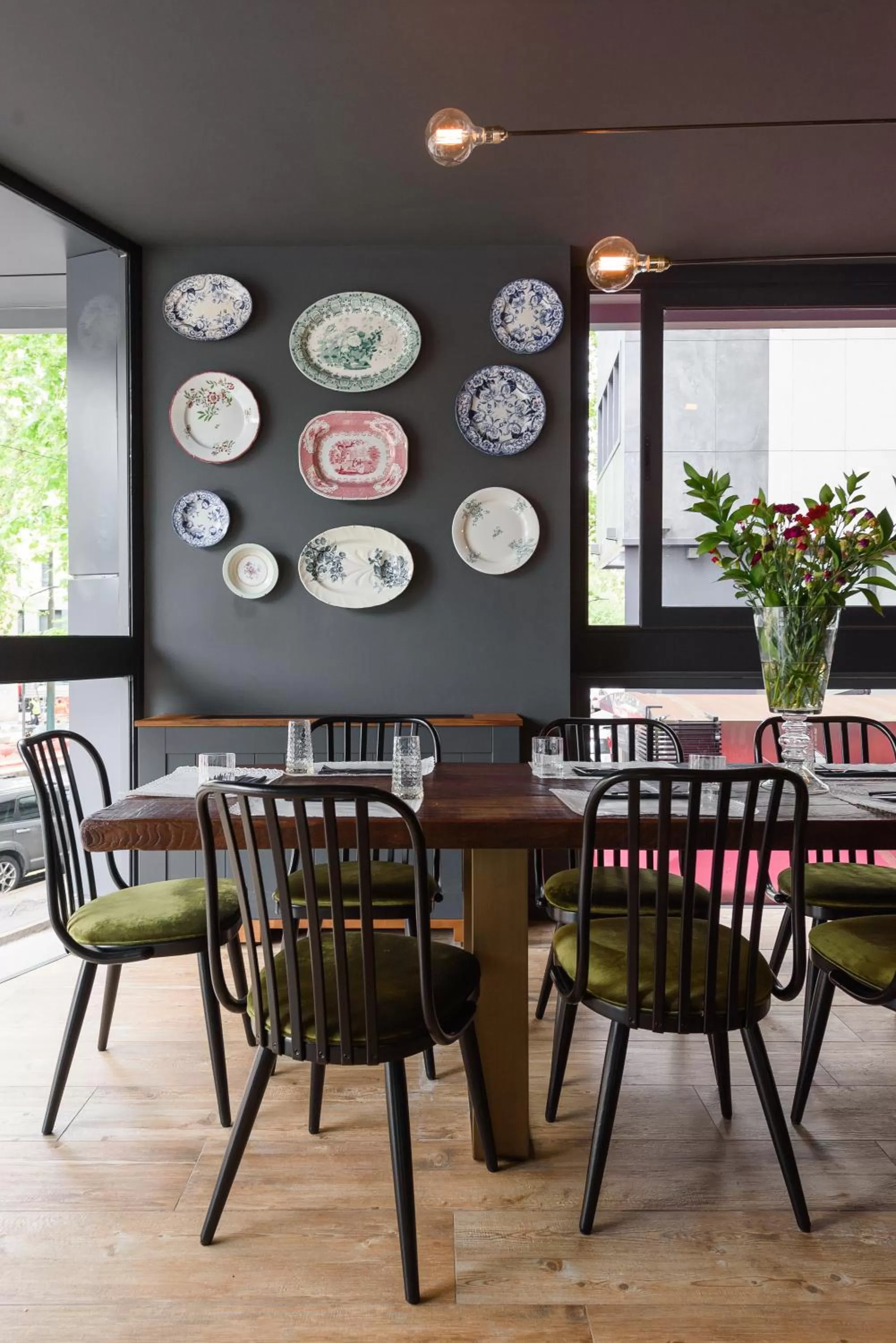 Dining area in Windsor Hotel Milano