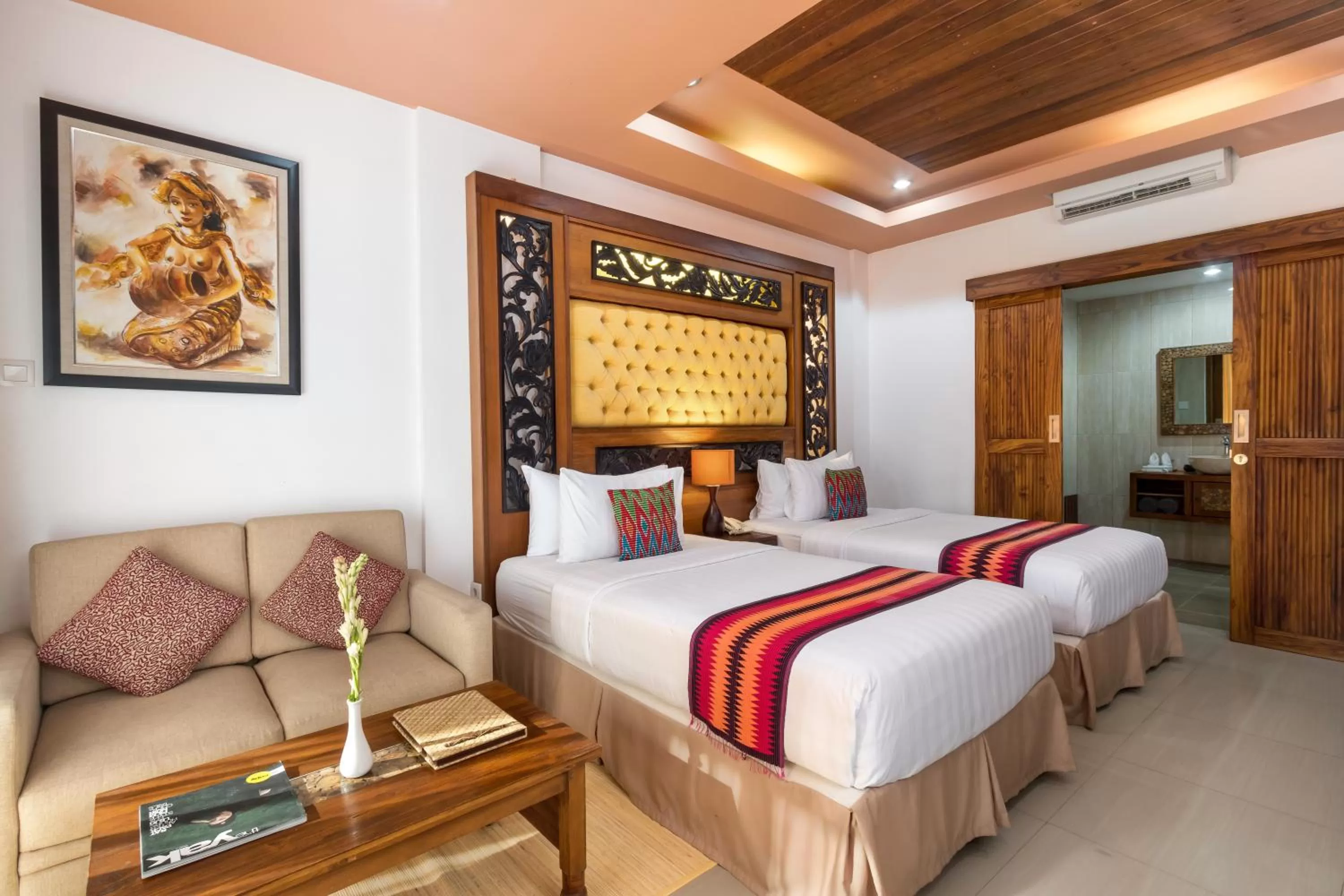 Bed in Mayura Ubud Retreat