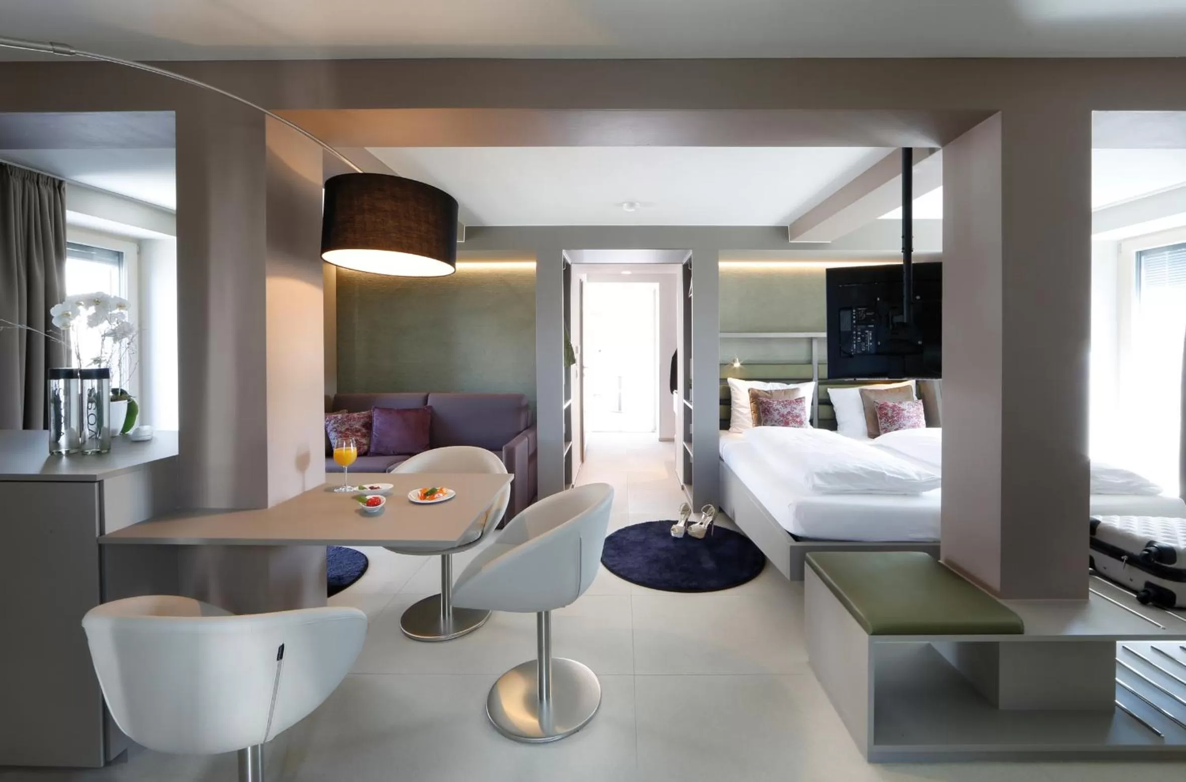 Photo of the whole room, Bed in aquaTurm Hotel & Energie