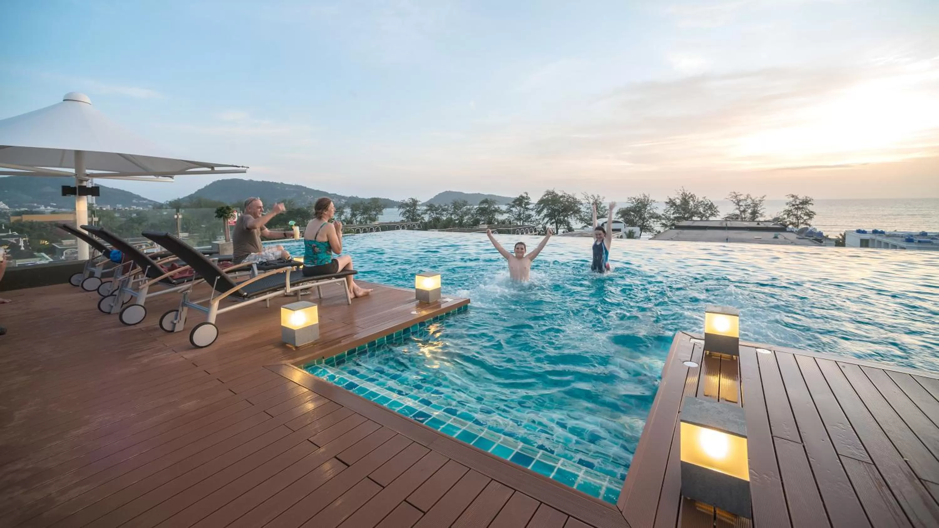 Swimming pool in The Charm Resort Phuket - SHA Certified