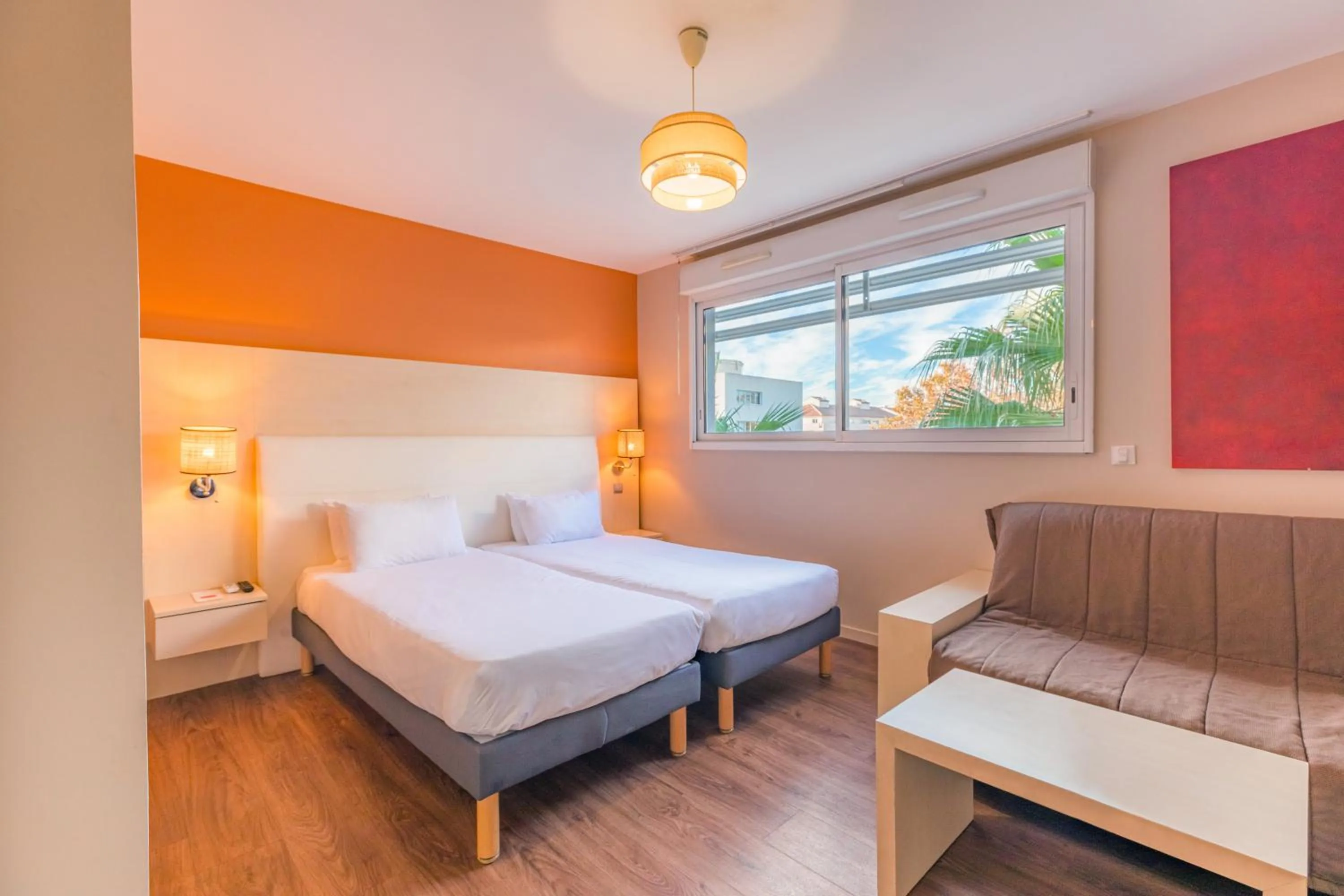 Bed in Appart’City Confort Montpellier Ovalie I