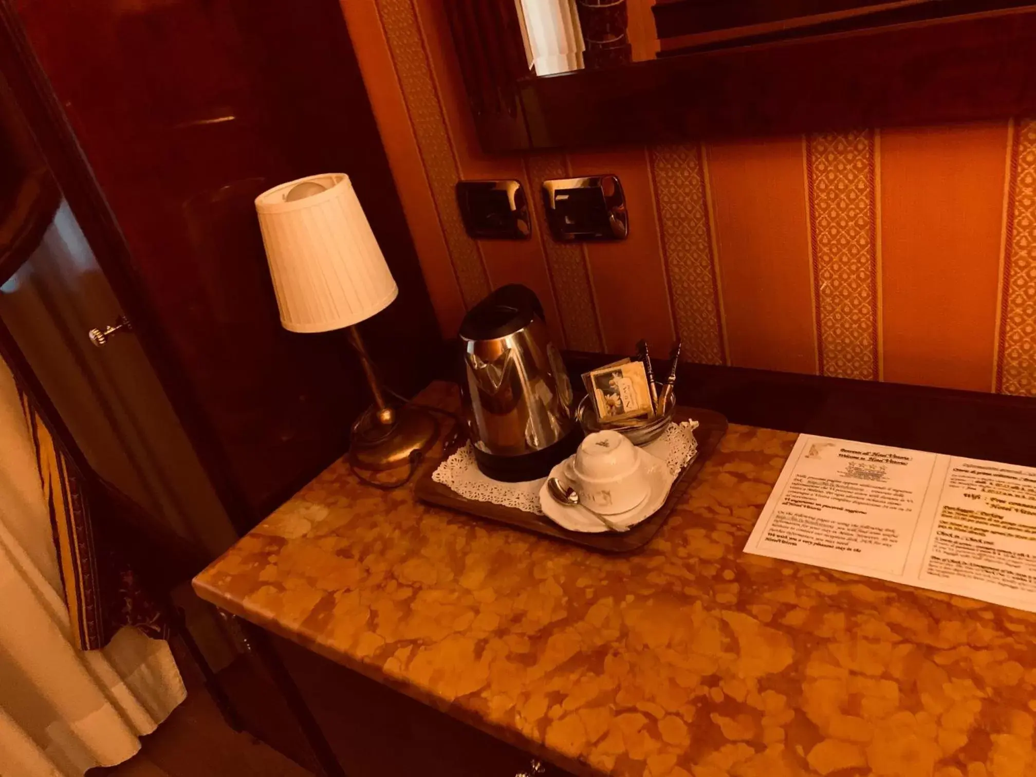 Coffee/tea facilities in Hotel Vittoria