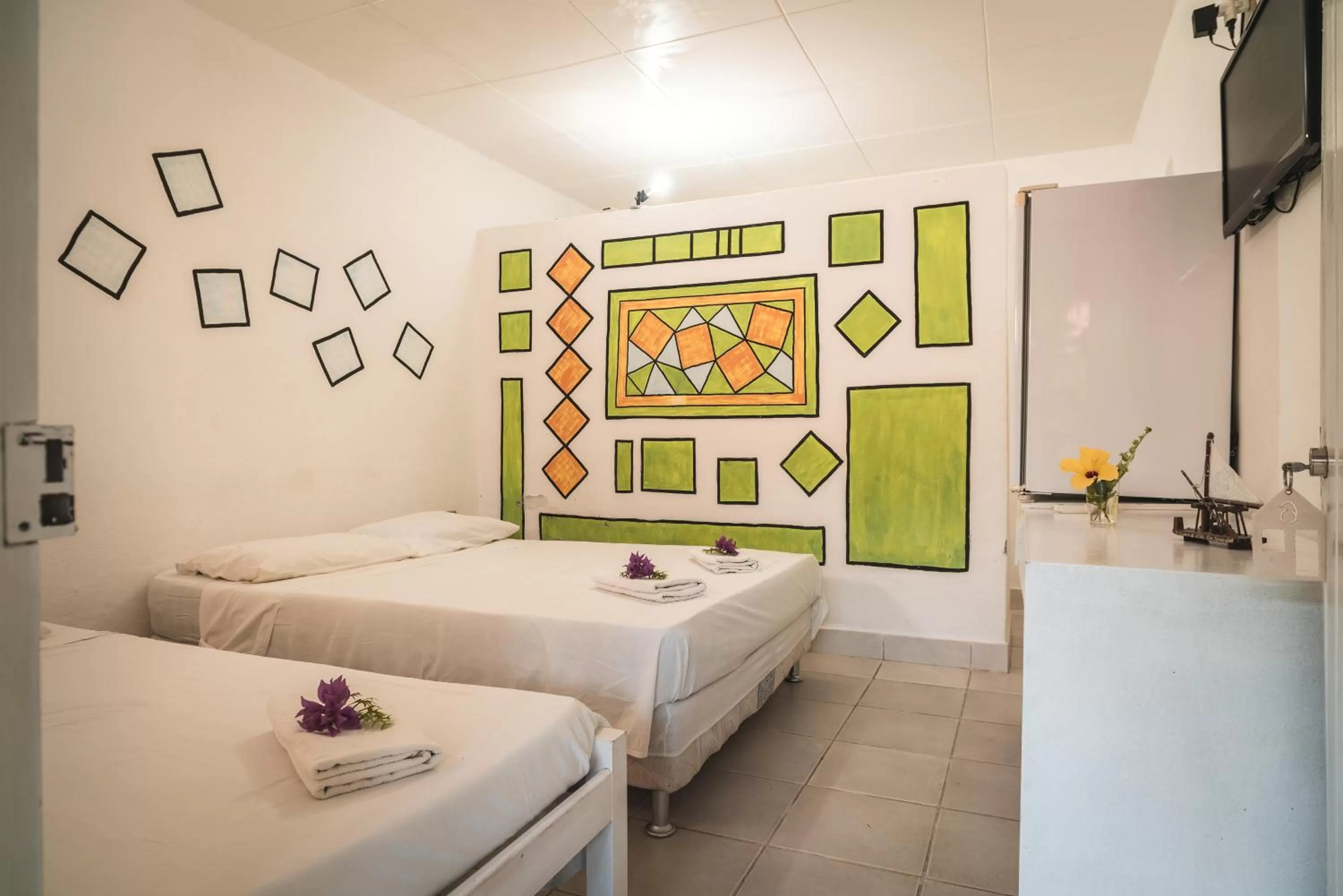 Bed in Pousada Cambará