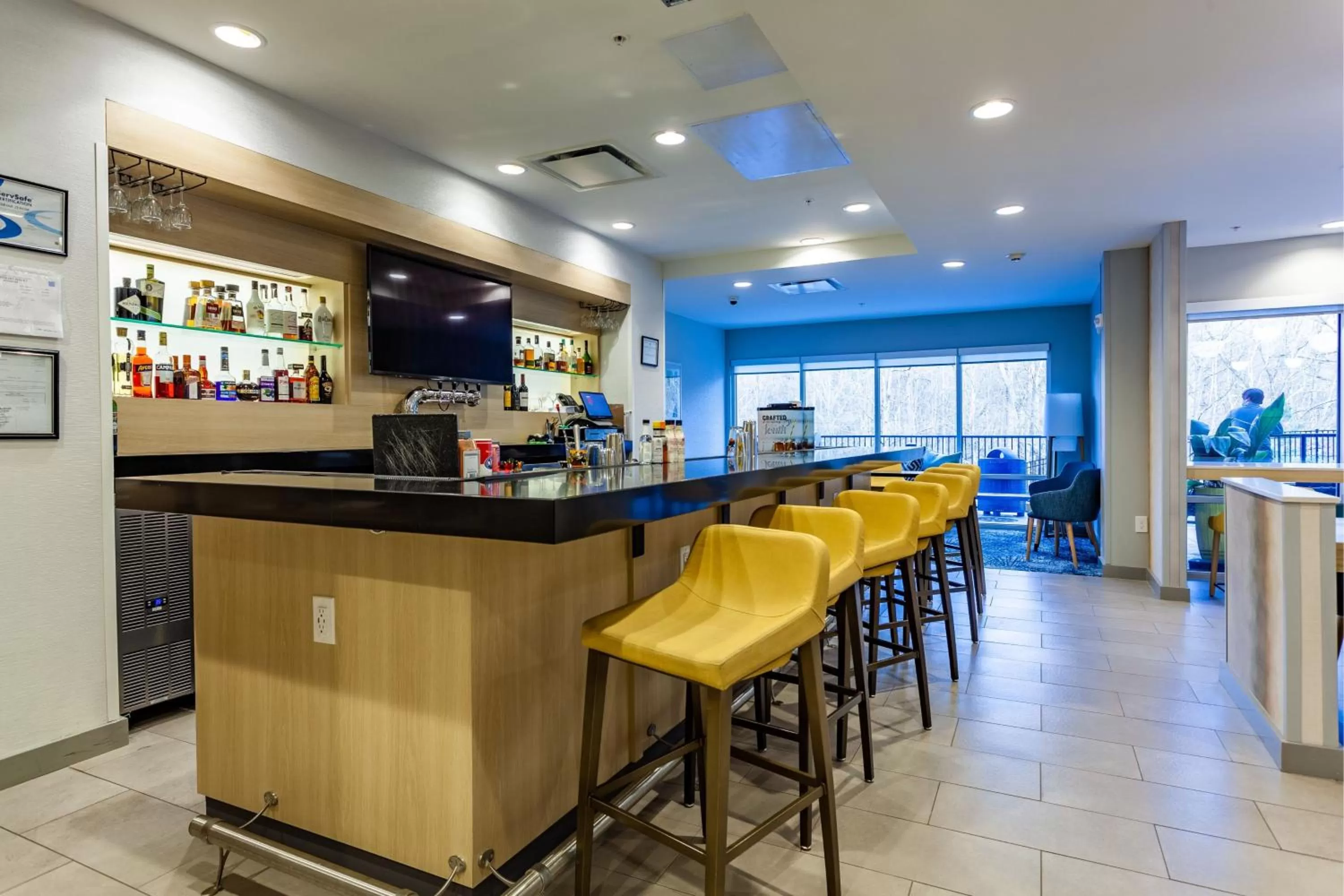Lounge or bar in TownePlace Suites by Marriott Raleigh - University Area