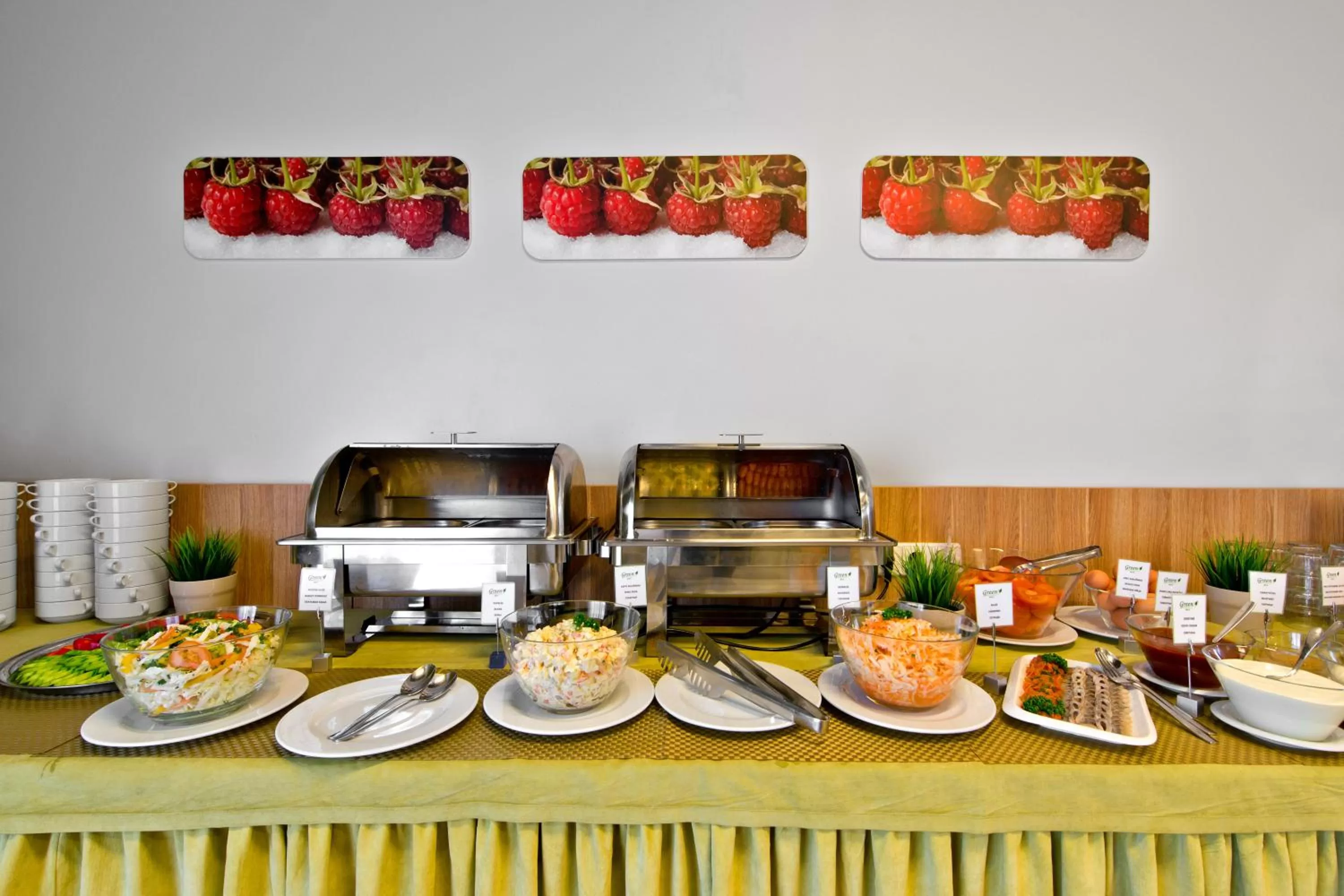 Food in Green Vilnius Hotel