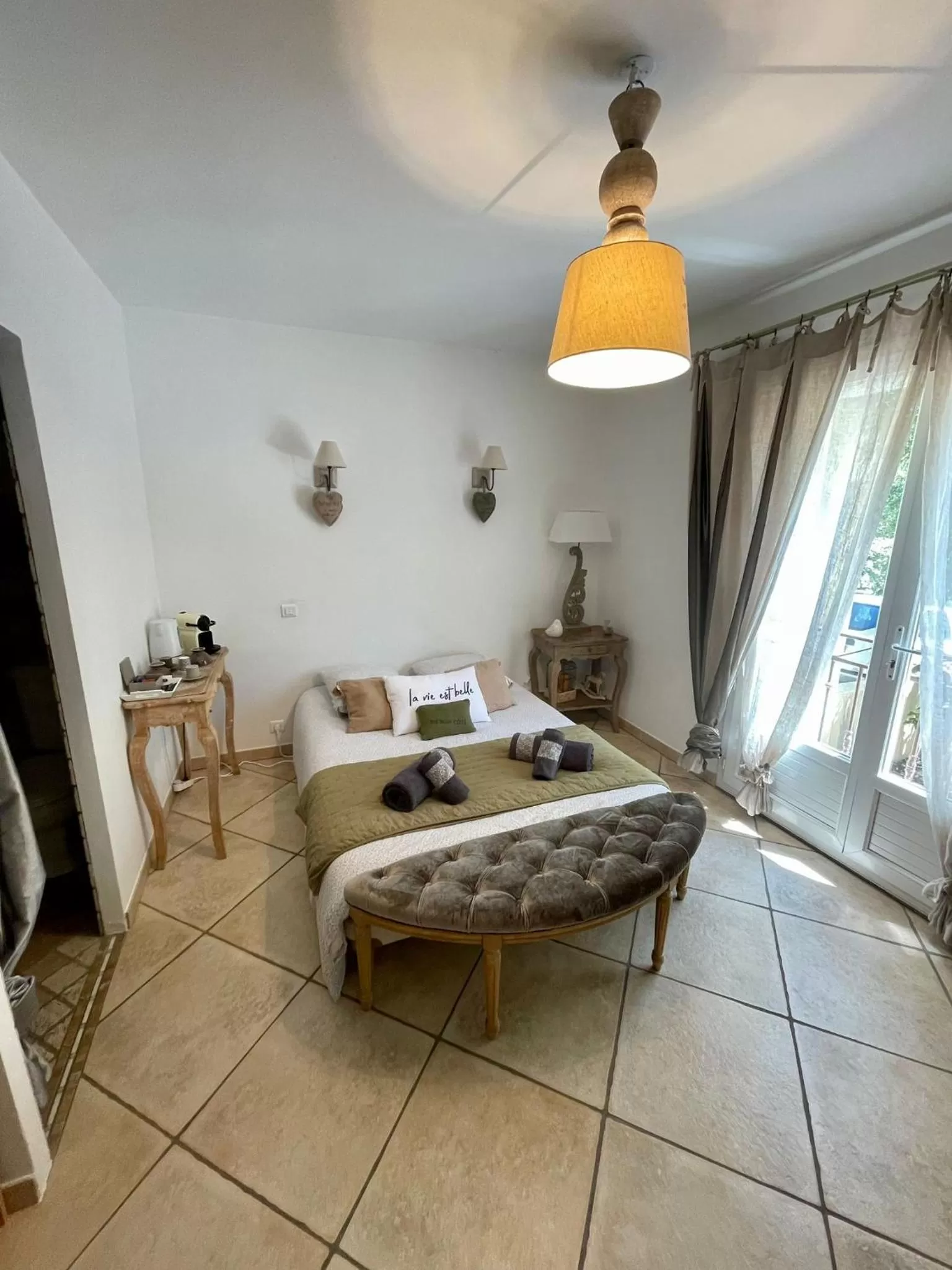 Bed in Chambre fiora