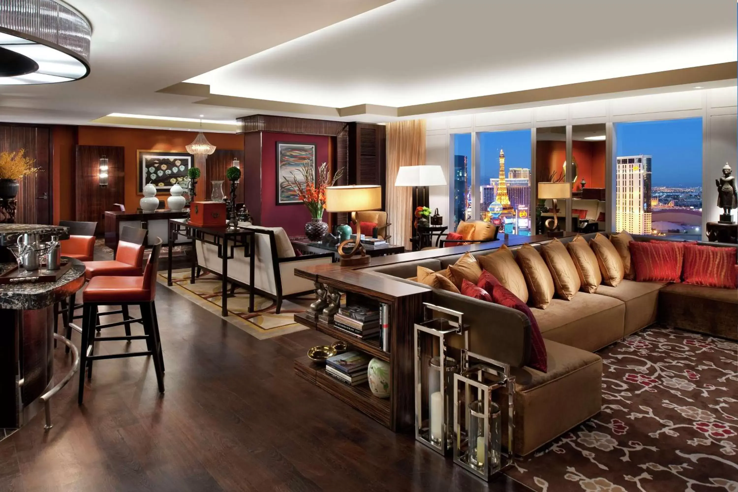 Living room, Restaurant/Places to Eat in Waldorf Astoria Las Vegas
