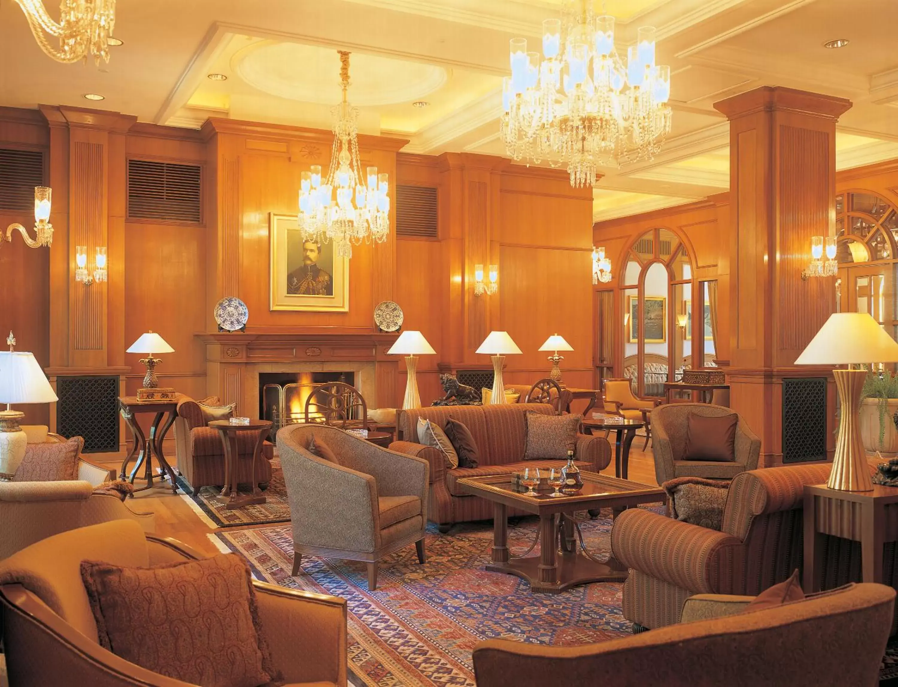 Lobby or reception, Lounge/Bar in Wildflower Hall, An Oberoi Resort, Shimla
