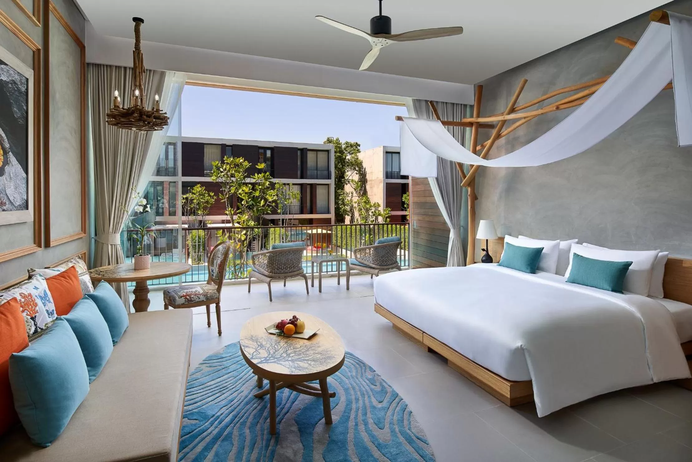 Living room, Bed in SO/ Sofitel Hua Hin