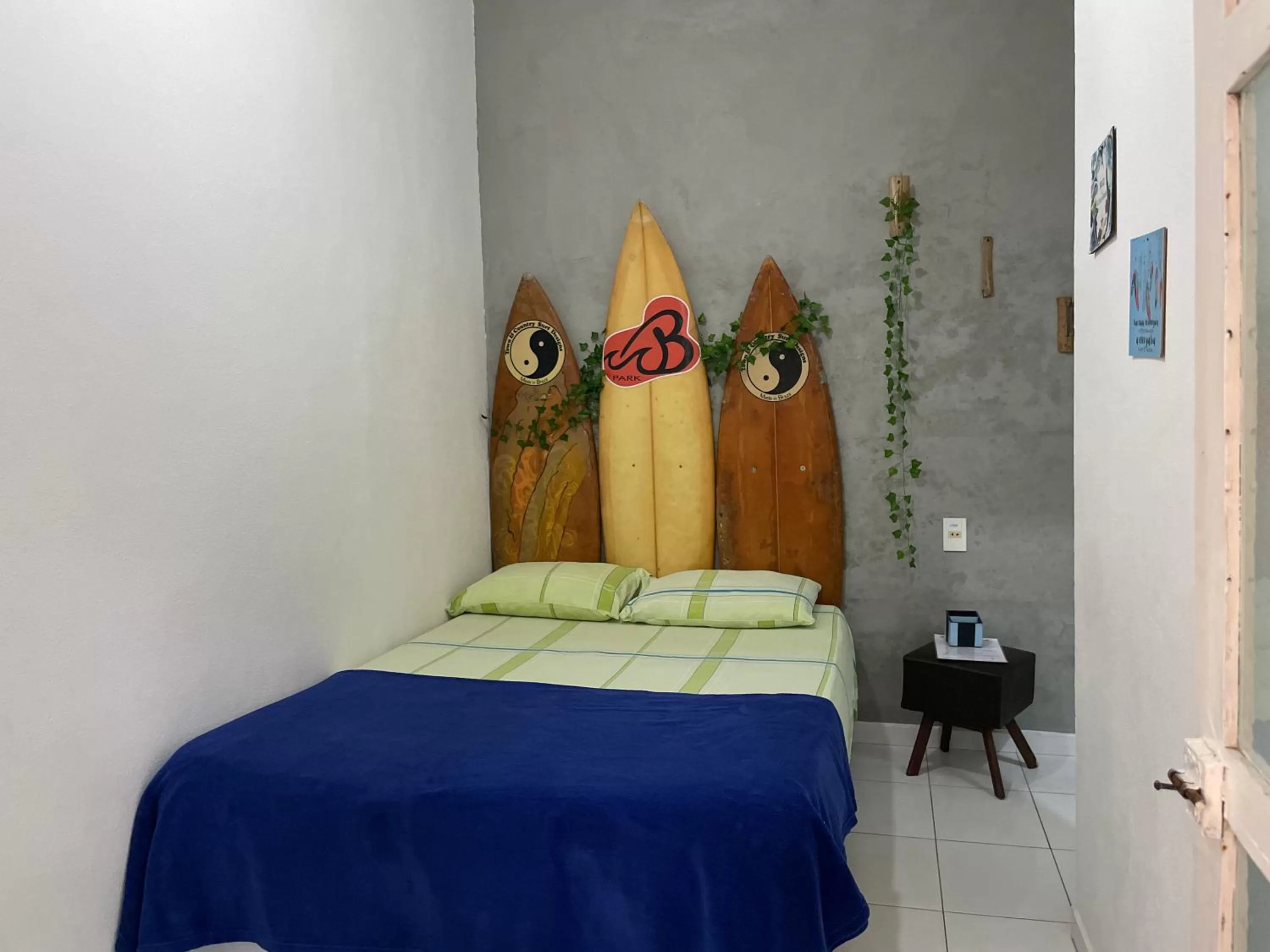 Bed in Pousada Praia do Tombo