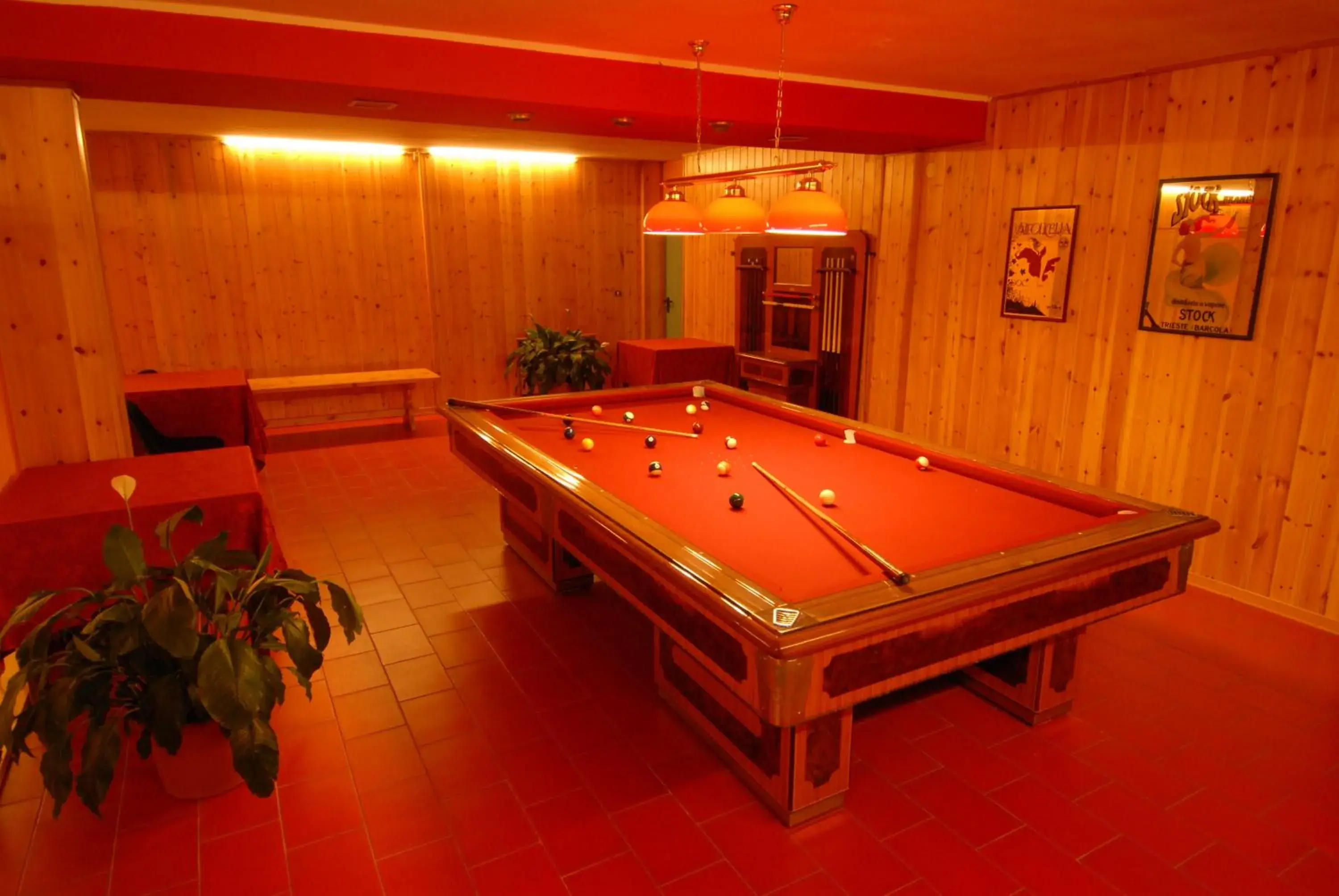 Billiard, Billiards in Hotel La Pergola