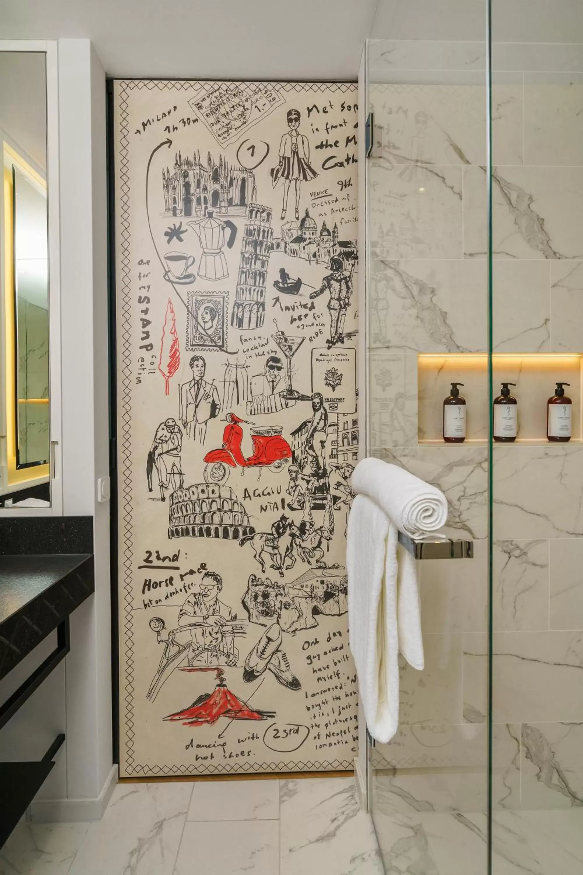 Bathroom in Andaz Vienna Am Belvedere - a concept by Hyatt