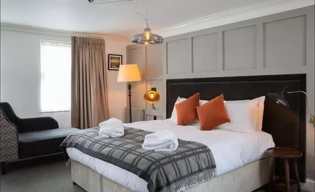 Bed in The Black Bull Inn