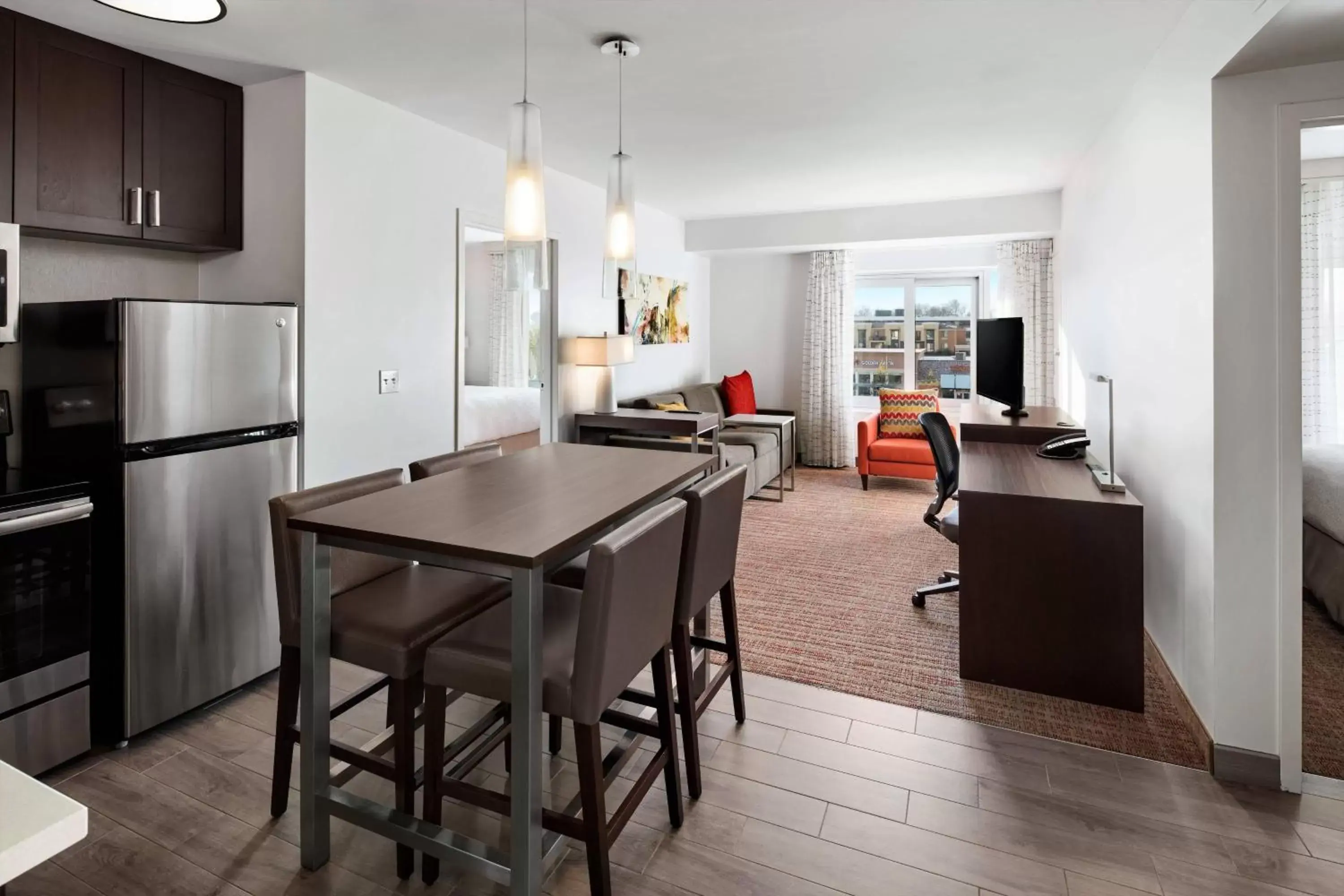 Bedroom, Dining Area in Residence Inn by Marriott San Jose Cupertino