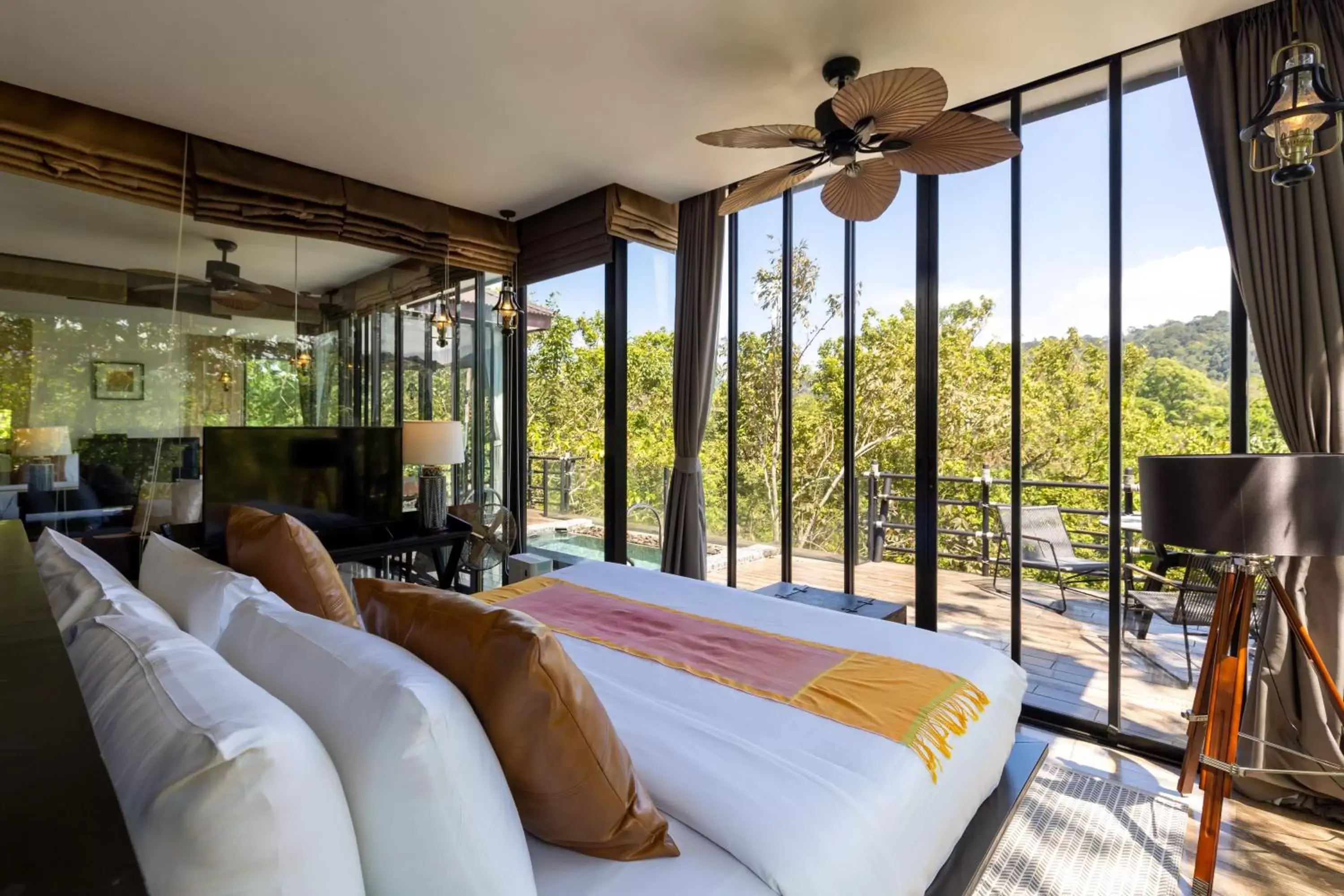 Bedroom in Kachonghills Tented Resort Trang