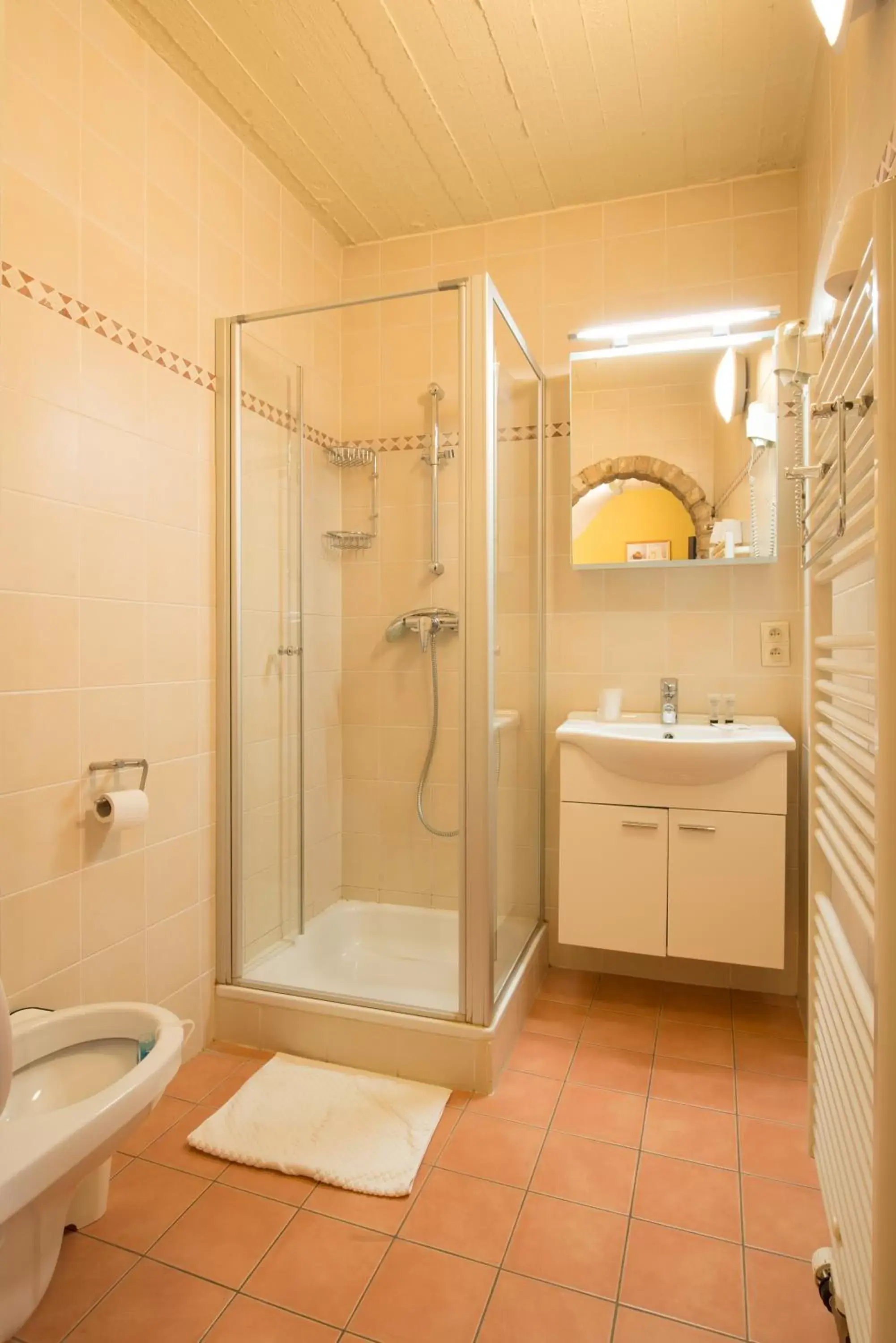 Shower, Bathroom in Hotel Leopold